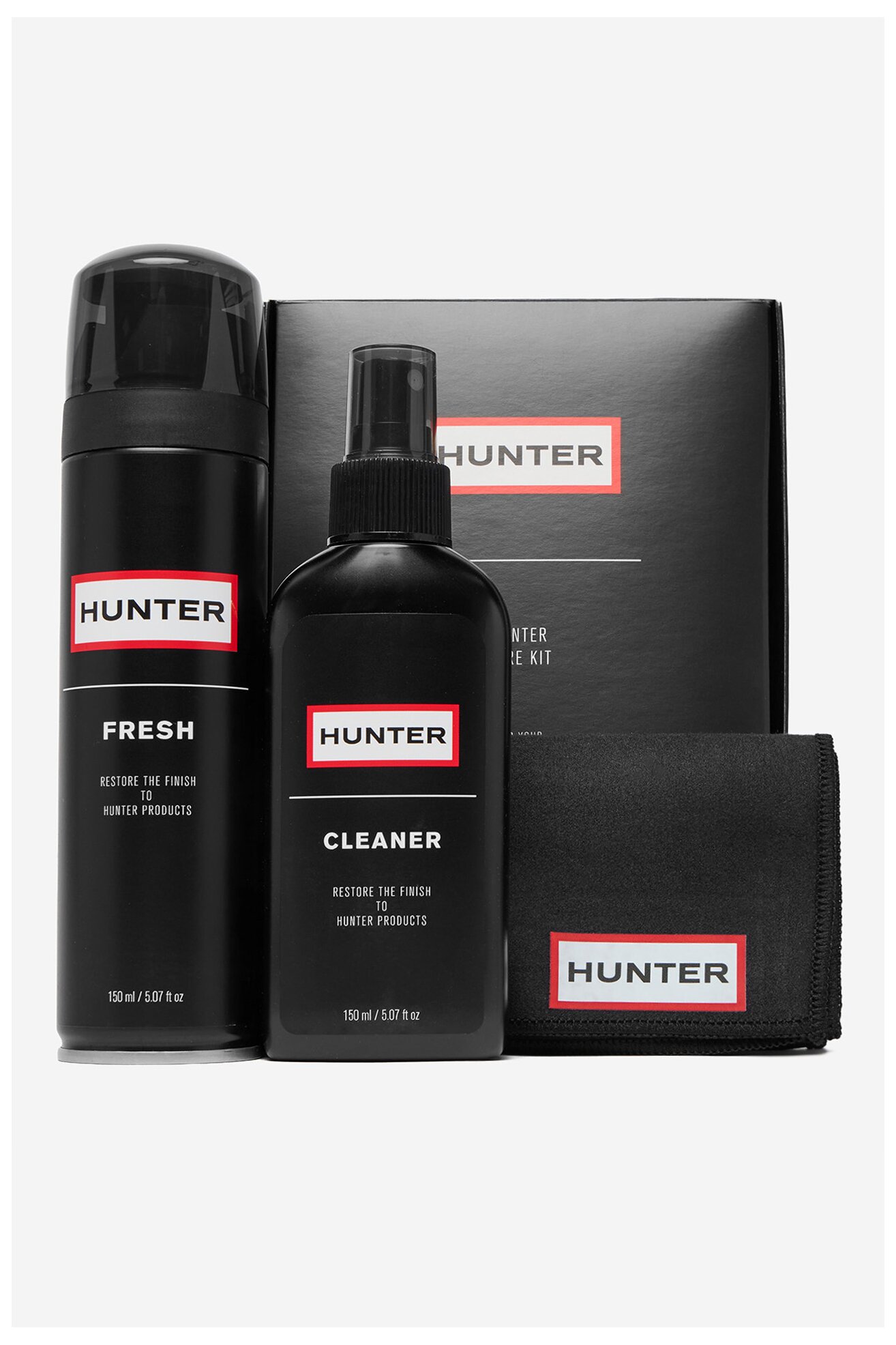 Cipőápoló HUNTER CARE KIT FEKETE
