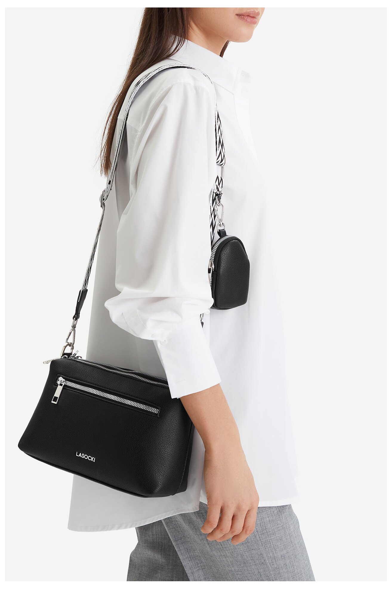 Сумка З Ремінцем Lasocki CEO-LSK-X-011-09 ЧОРНИЙ