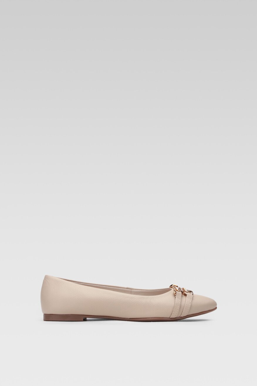 Lasocki - Skórzane baleriny - 5904862703879