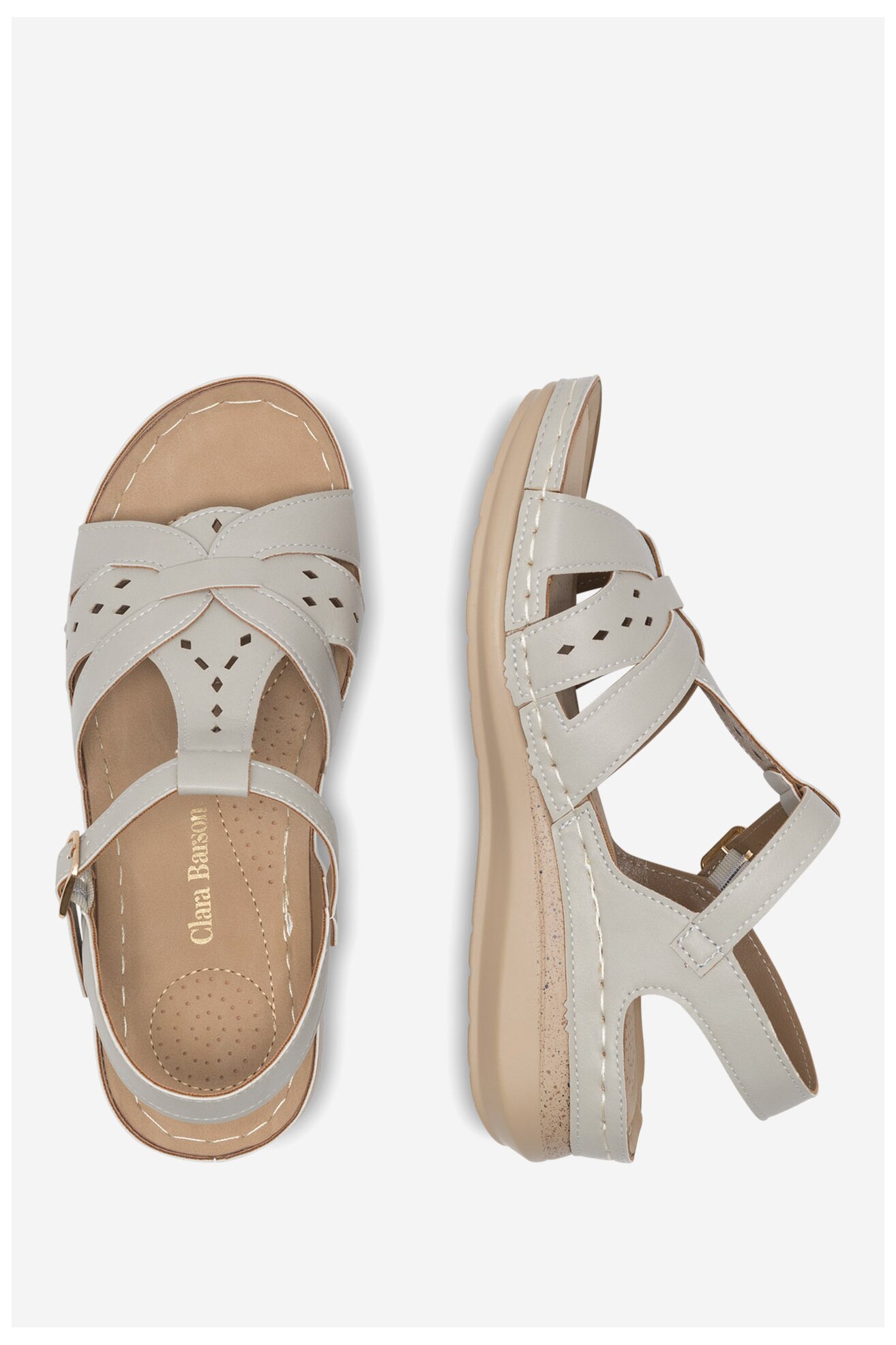 Сандали Clara Barson WYL0510-25 СИВ