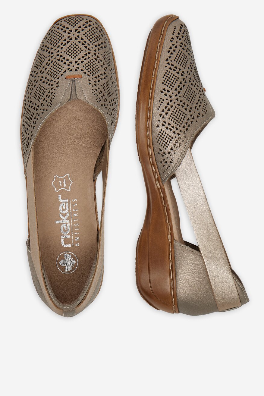 
                Rieker - Półbuty skórzane - 5906751831557