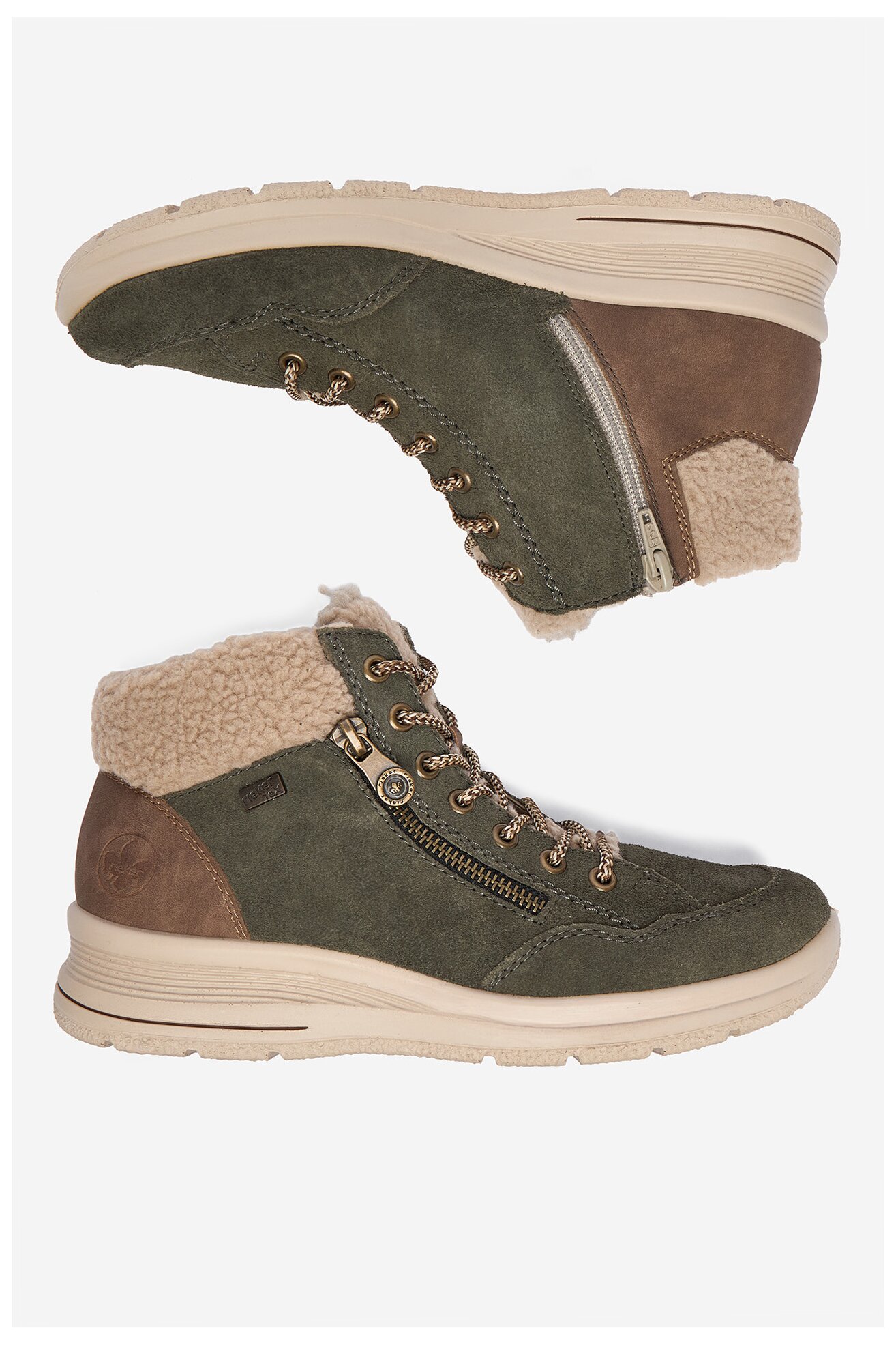 Csizma Rieker CEO-L7701-54 ZÖLD