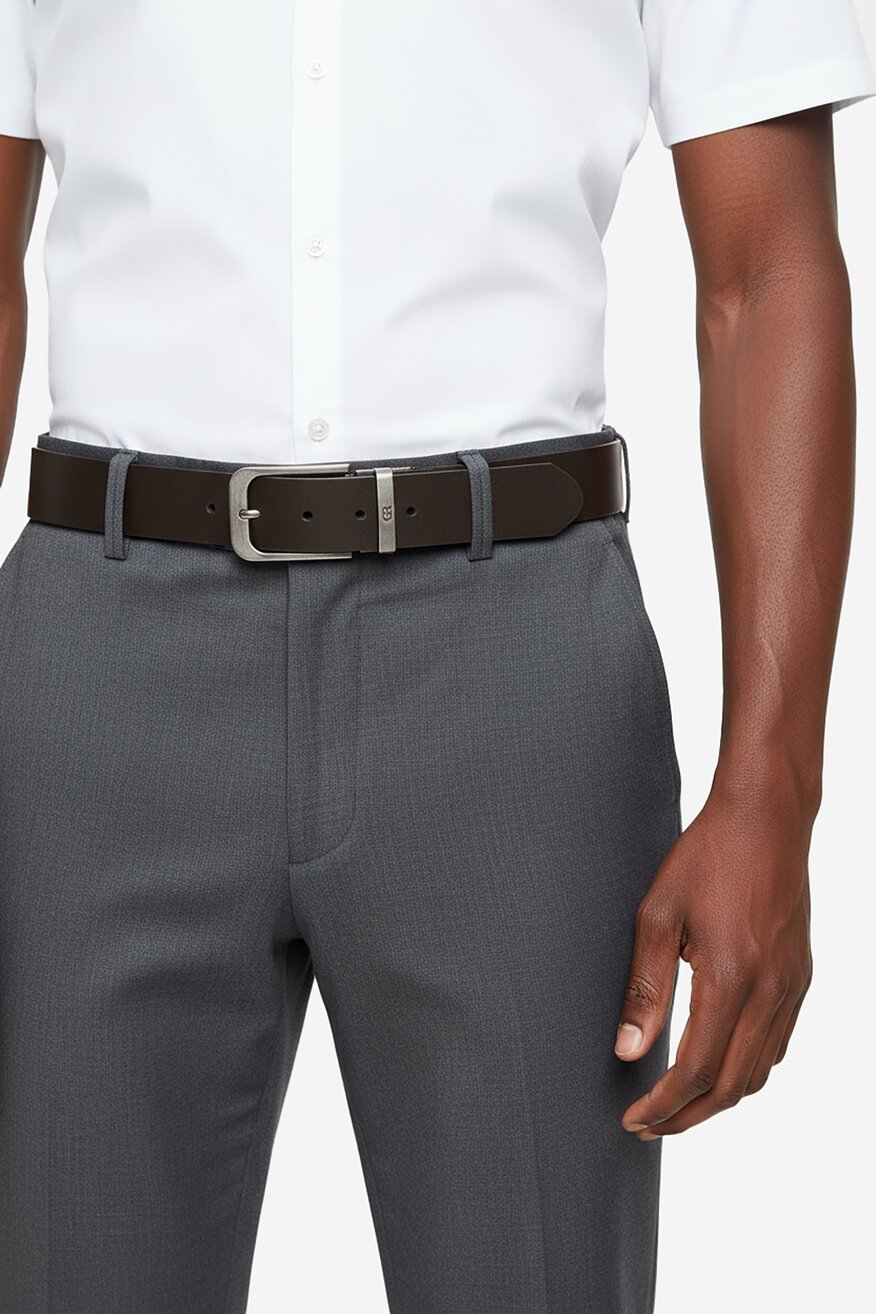 Férfi öv Gino Rossi SÖTÉTBARNA - 5906751253663