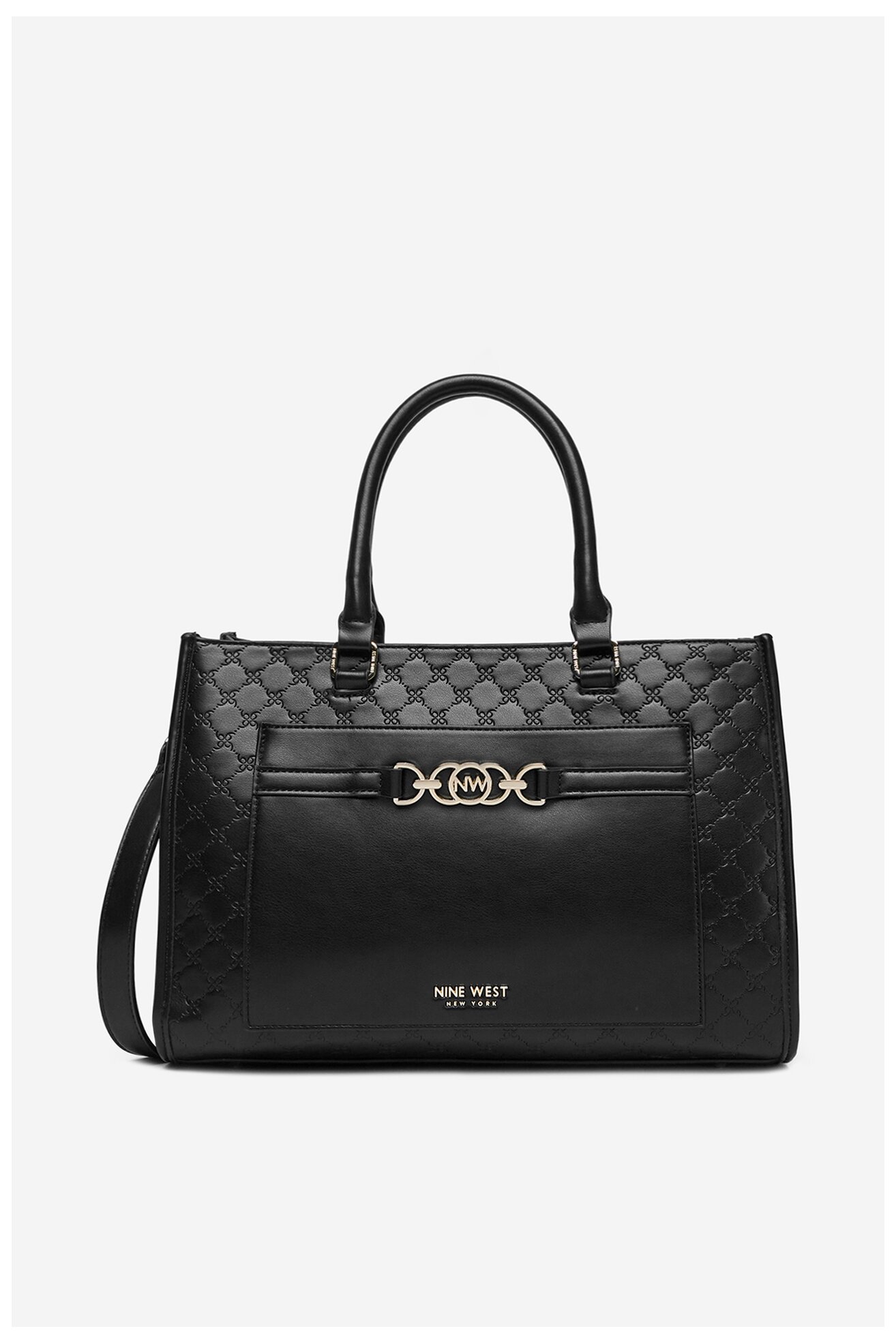 Kézitáska NINE WEST CEO-LUNA-II-H242045 FEKETE