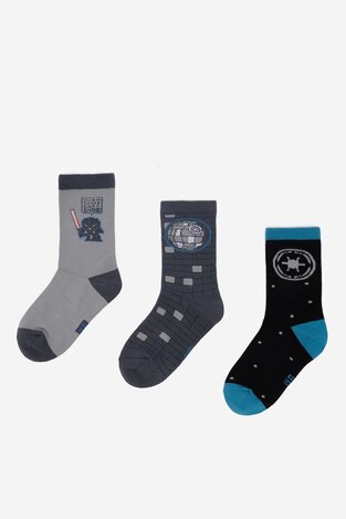 Шкарпетка Star Wars CEO-ACCCS-AW26-227SW(3-PACK) СІРИЙ