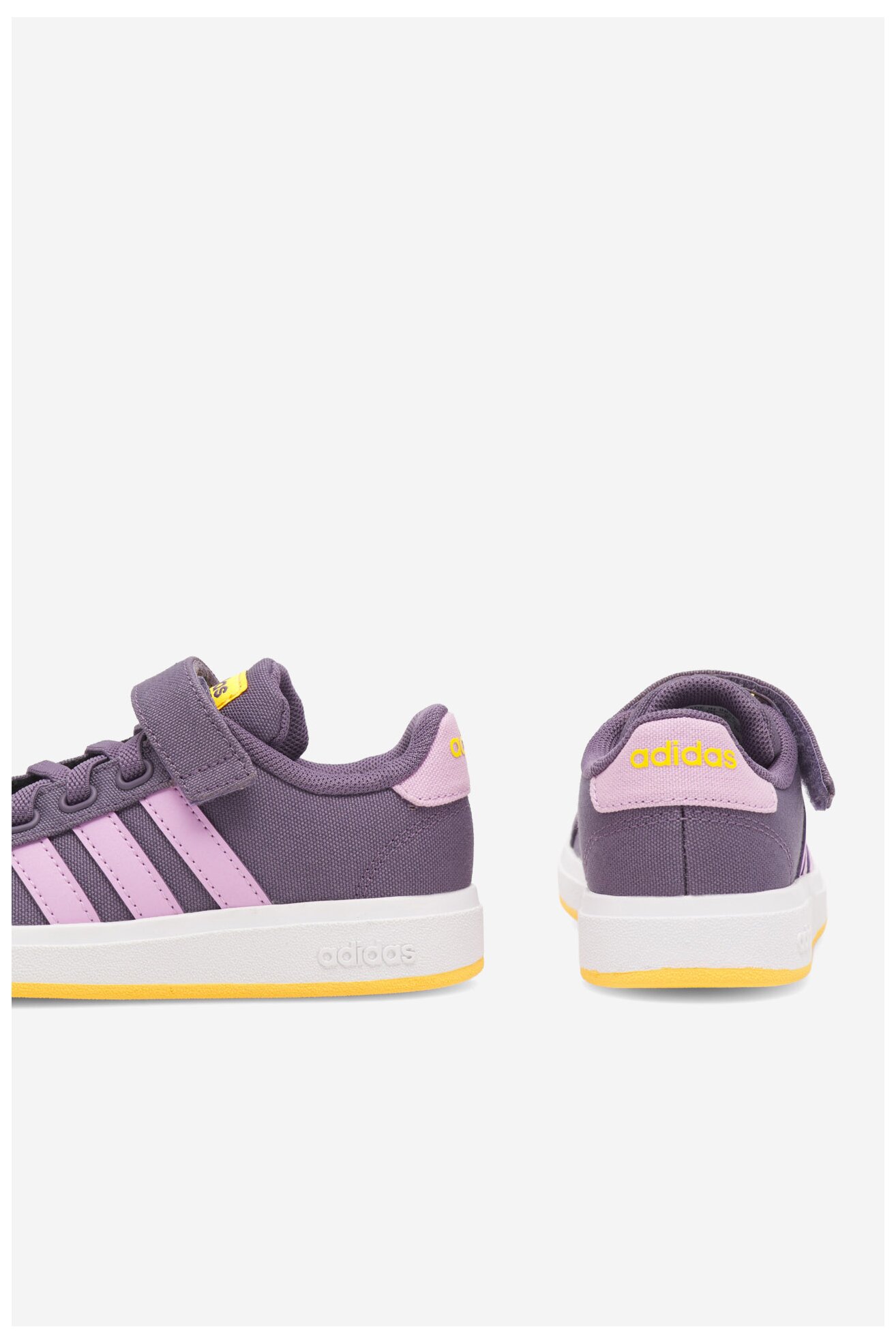 Obuwie sportowe adidas GRAND COURT 2.0 EL K ID7862 Fioletowy