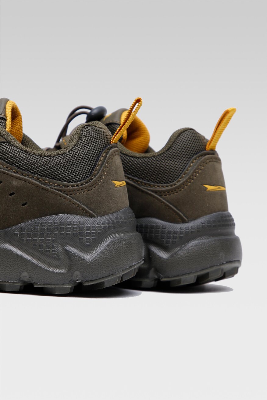 
                Sprandi - Obuwie sportowe khaki sznurowane - 5903698847481