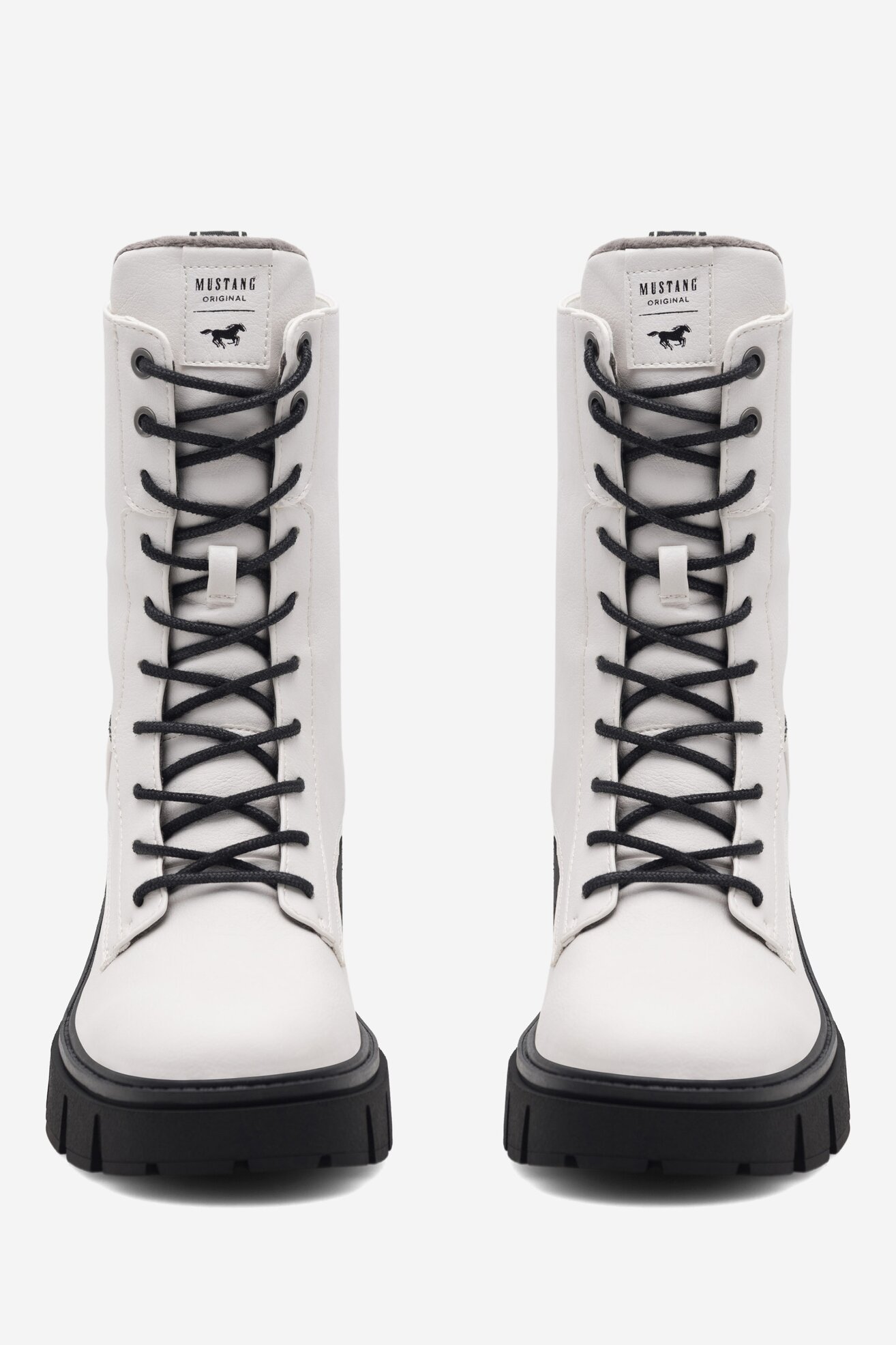 Trzewiki Mustang 1471-502 Biały