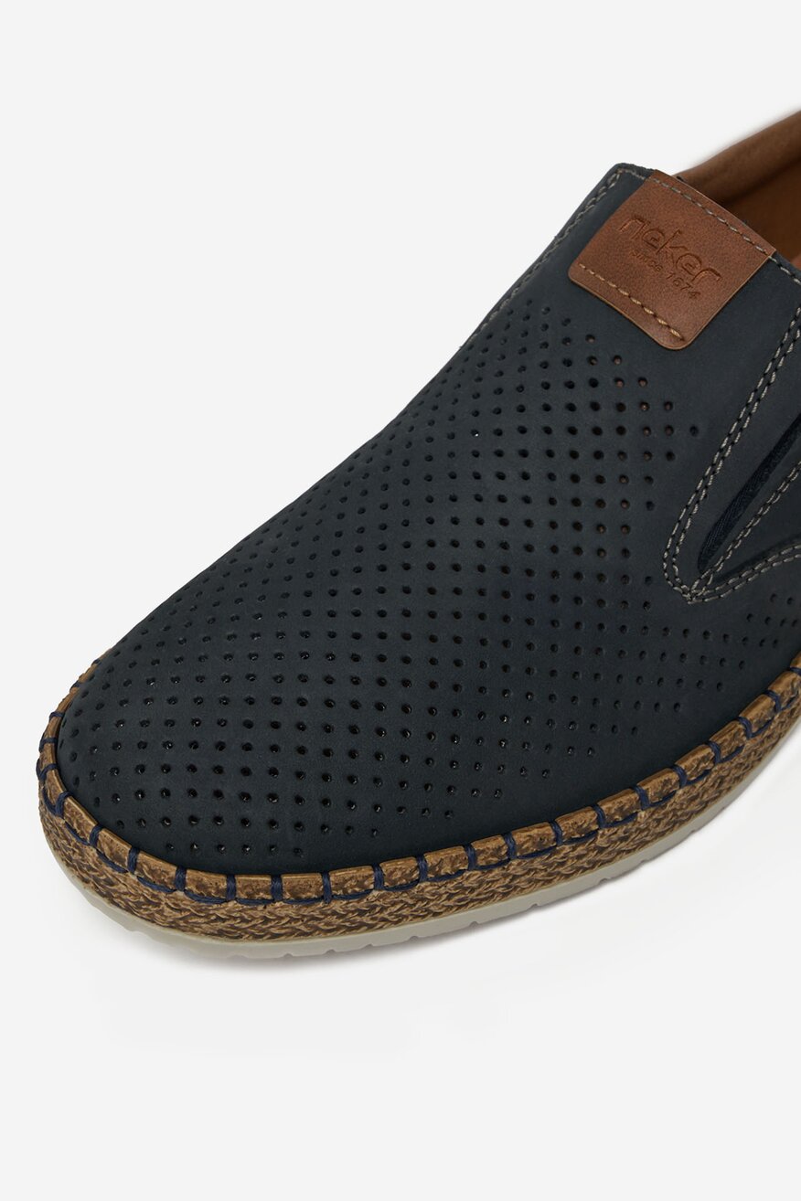 Rieker - Espadryle skórzane - 2230078408523
