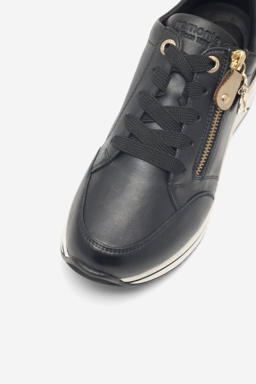 Remonte - Sneakersy skórzane na koturnie - 2230062966213