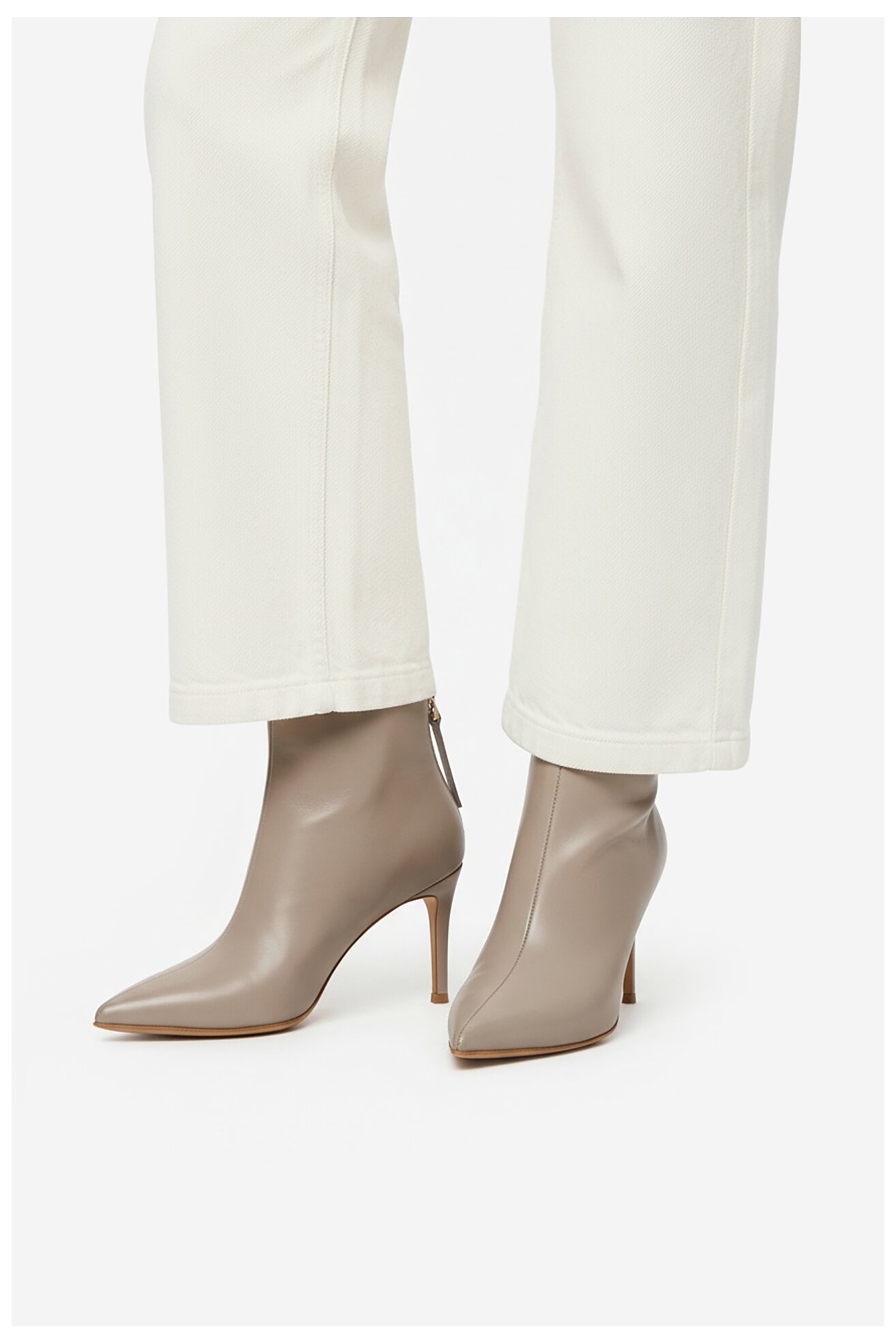 Botki EVA MINGE EO-DEN-GLC6303-4-361 Szary jasny