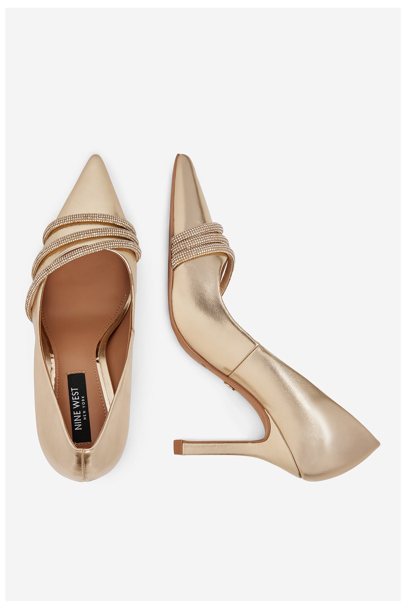Pantofi cu toc NINE WEST CEO-MARIAM-01 AURIU