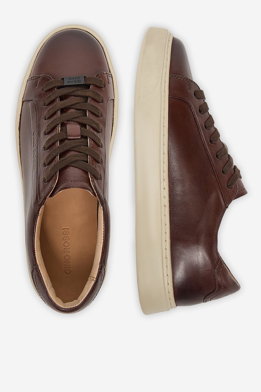Gino Rossi - Sneakersy skórzane - 5906751398418
