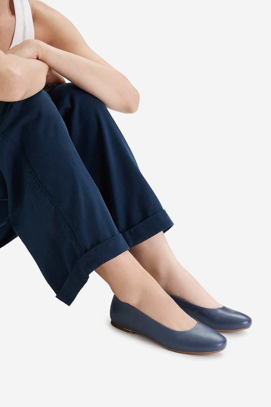 
                Lasocki - Baleriny skórzane - 5906751631546