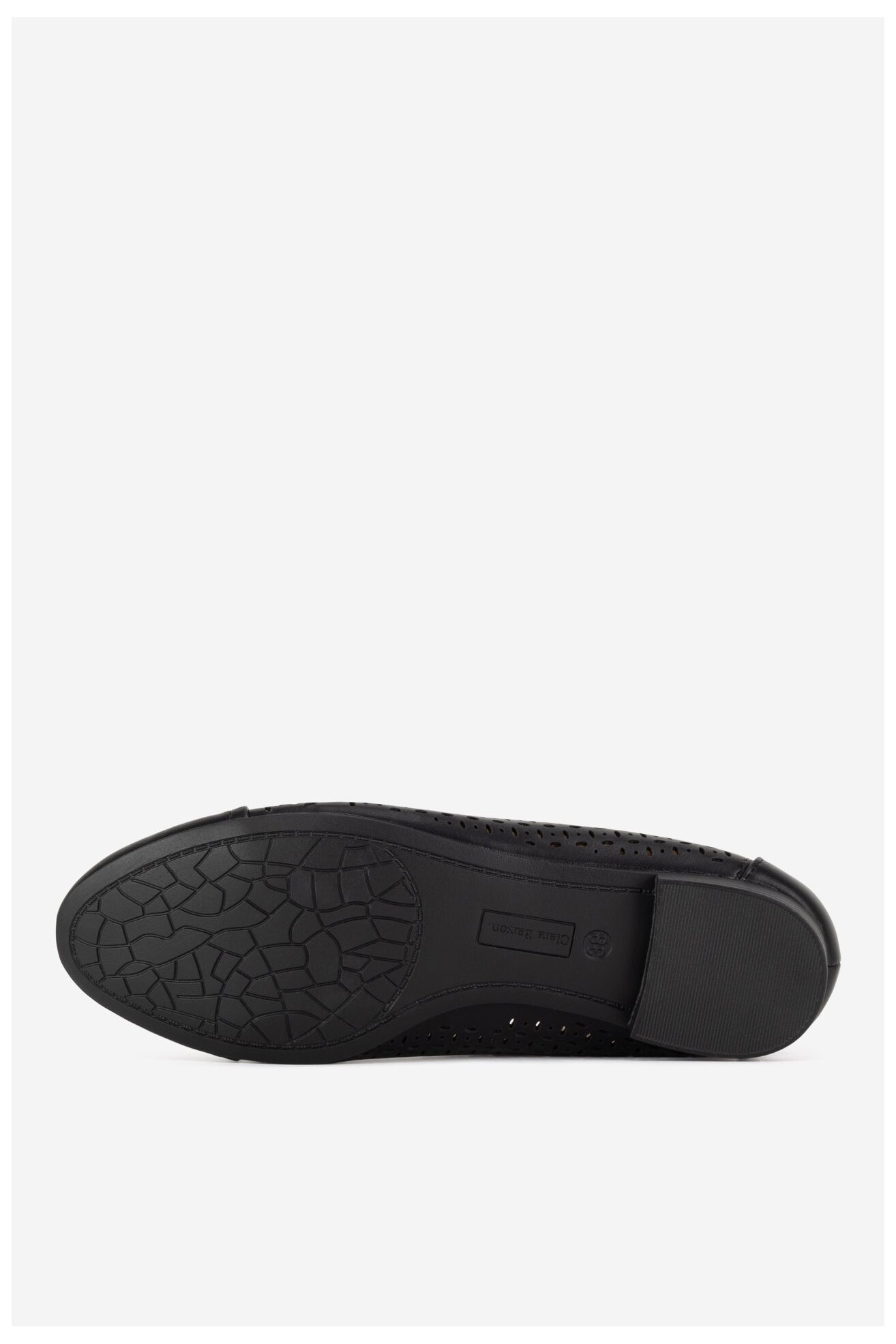 Baleríny Clara Barson WS2055-15 ČERNÁ