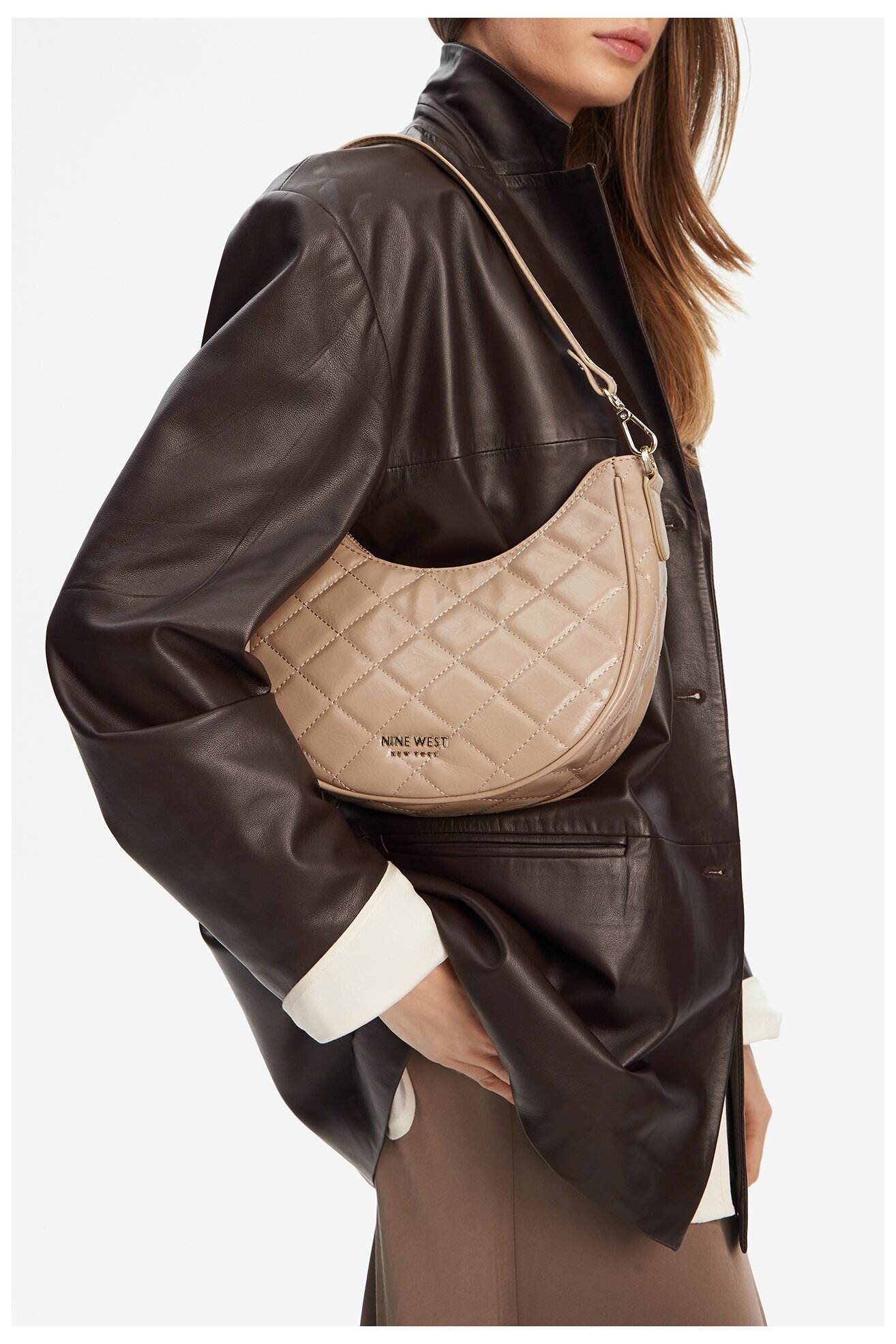 Kézitáska NINE WEST CEO-ROSE-LA374-4068 BÉZS