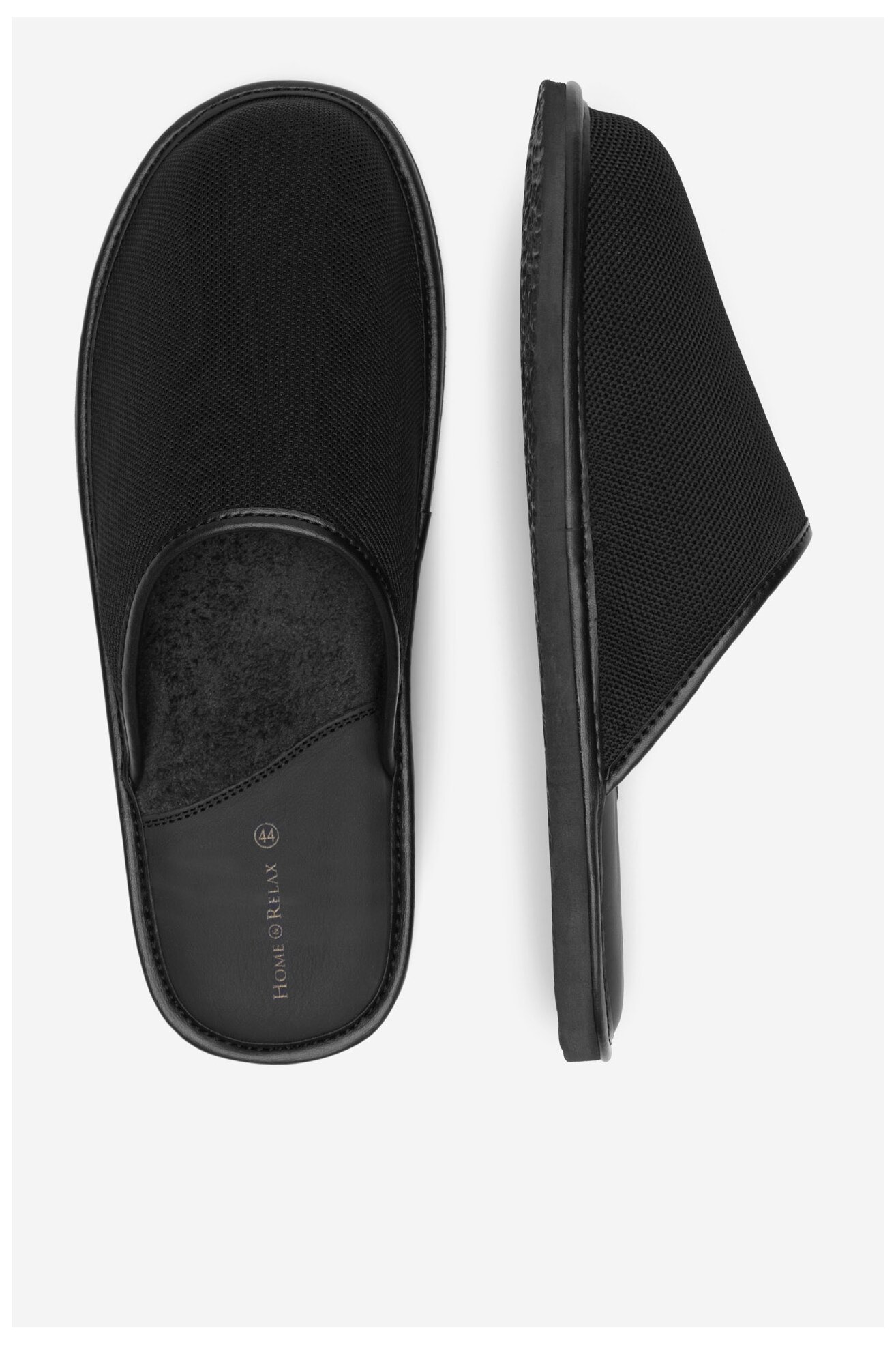 Papuci de casă Home&Relax SLIP-02 MI25 NEGRU