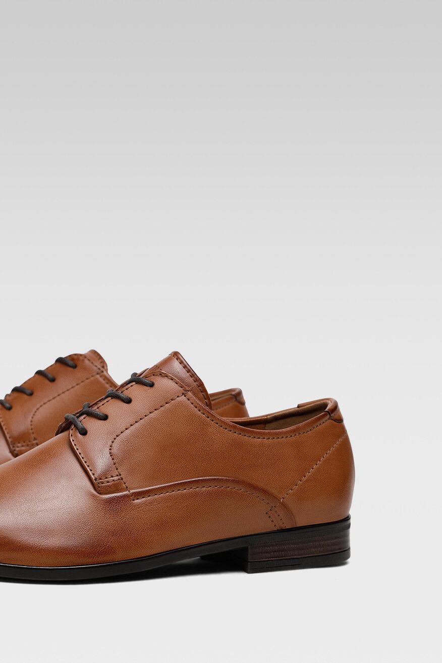 Ottimo - Półbuty brązowe sznurowane - 5904248405168