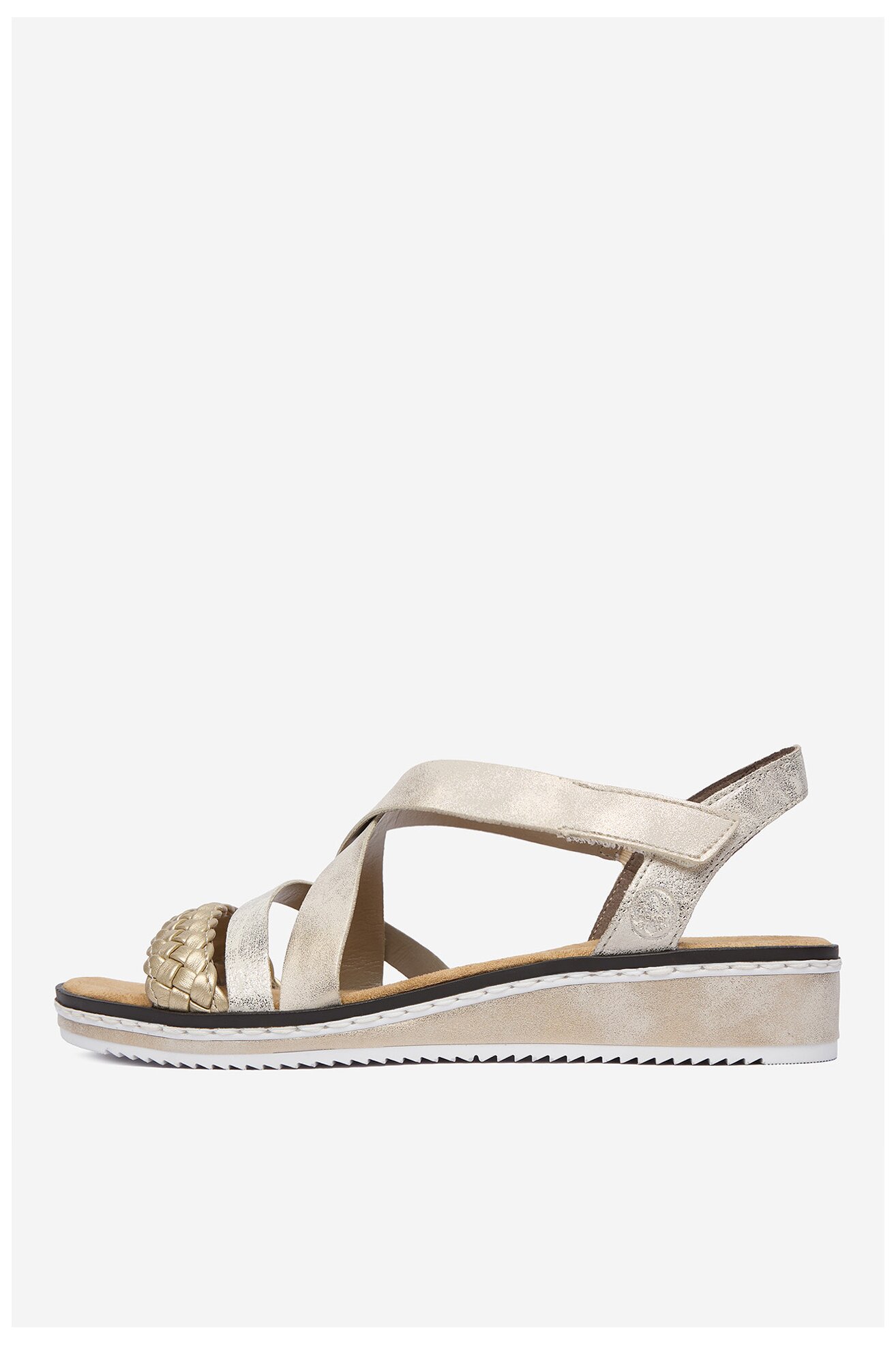 Sandały Rieker CEO-V3663-90 Złoty