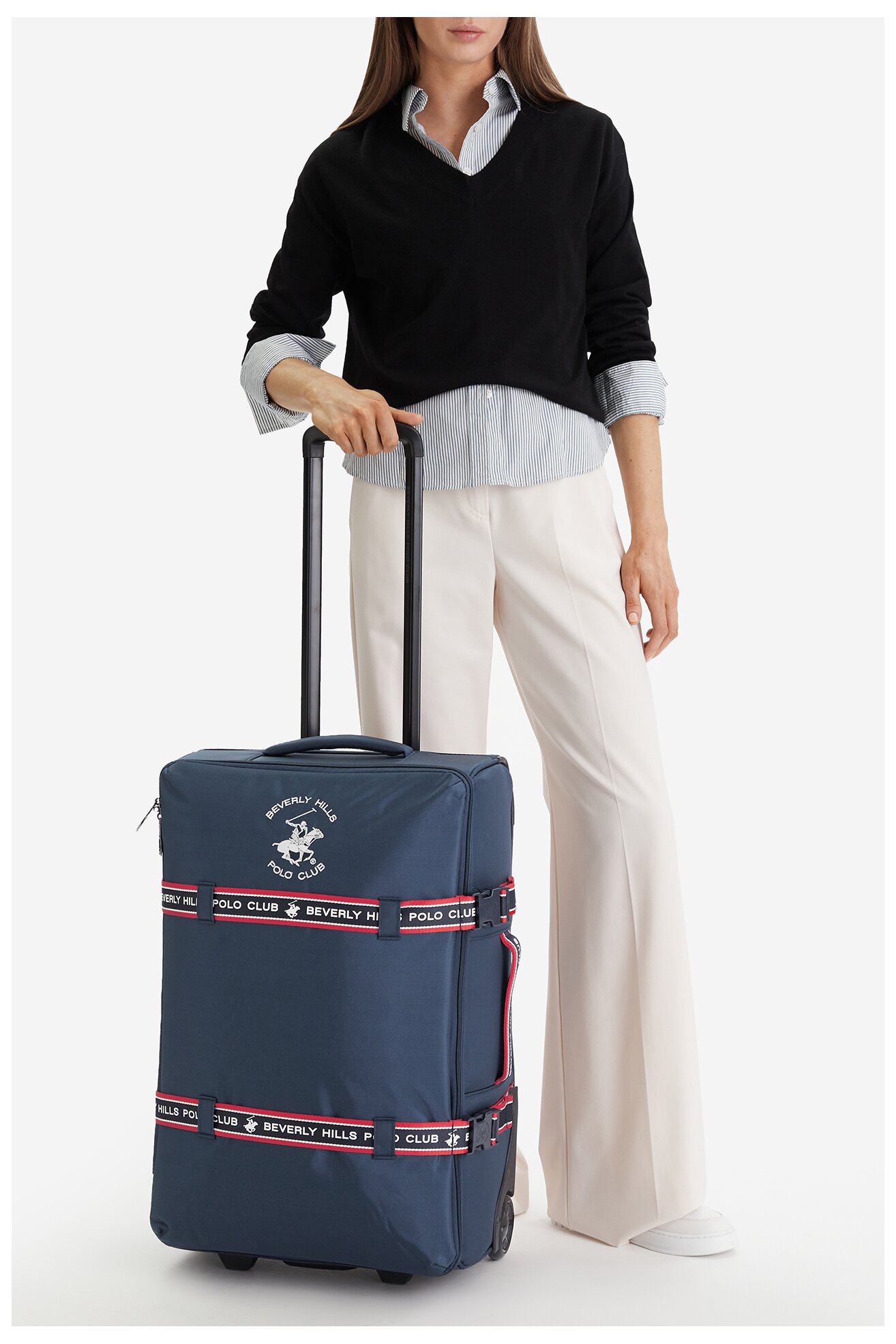 Валіза Beverly Hills Polo Club CEO-BHPC-WAL-001-M ТЕМНО-СИНІЙ