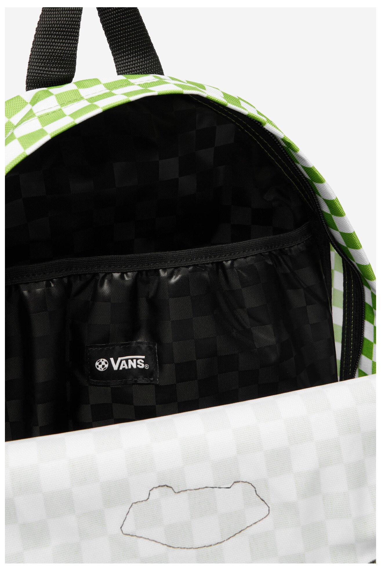 Рюкзак Vans C-OLD SKOOL GROM CHECK BACKPACK VN000J3KFPB ЗЕЛЕНИЙ