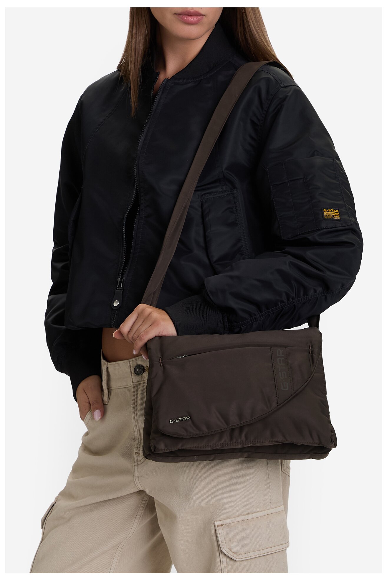 Сумка З Ремінцем G-STAR RAW CEO-MAXIM-XC8195 ТЕМНО-КОРИЧНЕВИЙ