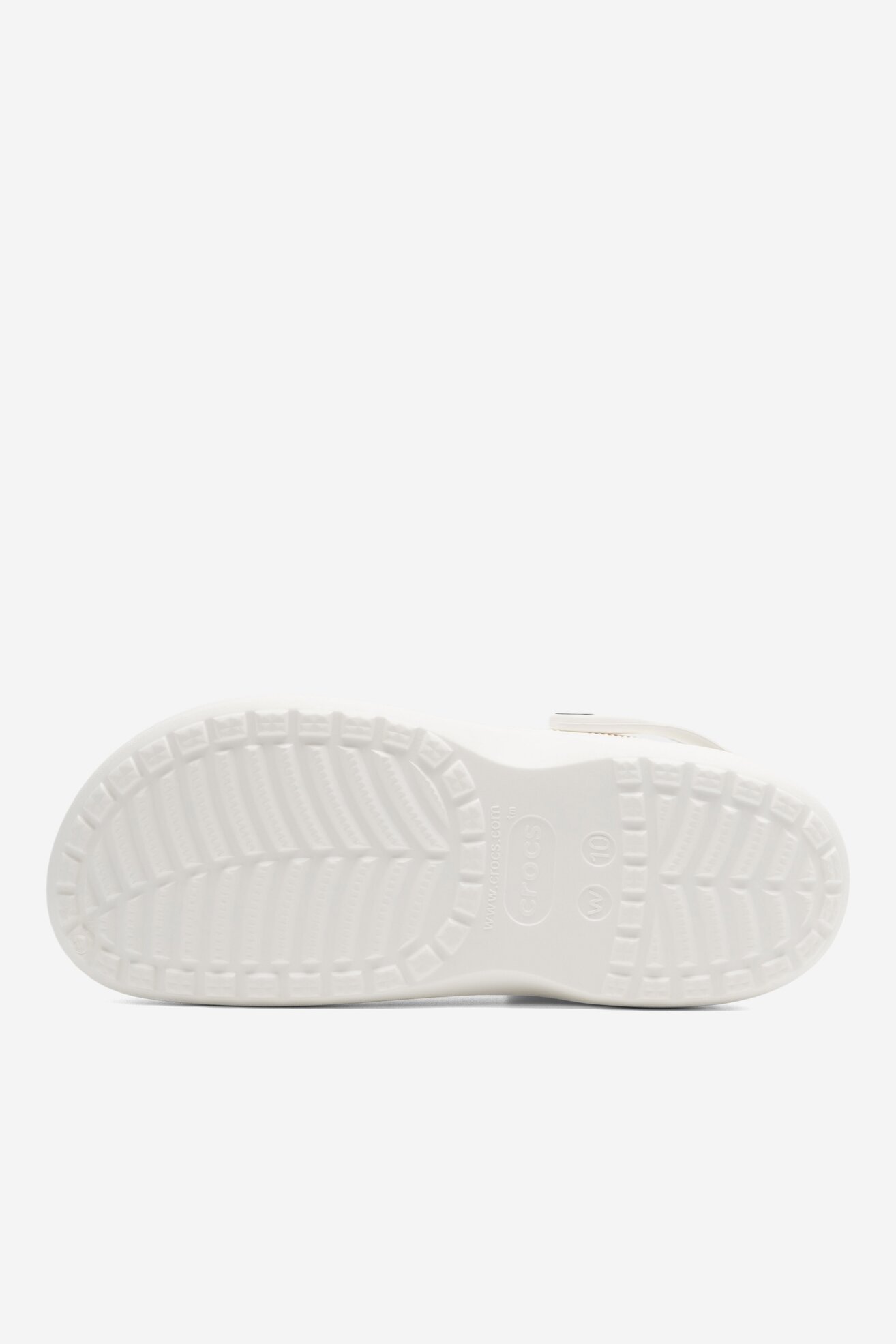 Klapki basenowe Crocs BAYA PLATFORM CLOG 208186-100 Biały