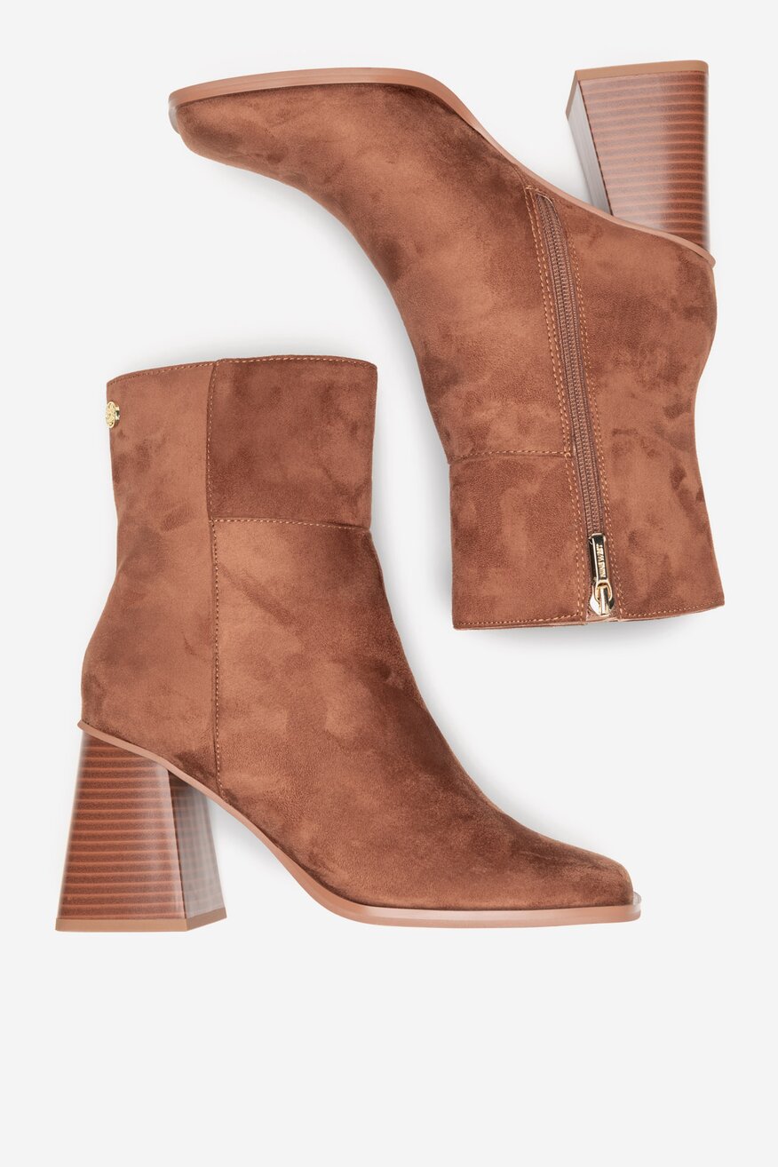NINE WEST - Botki na słupku - 5905588943150