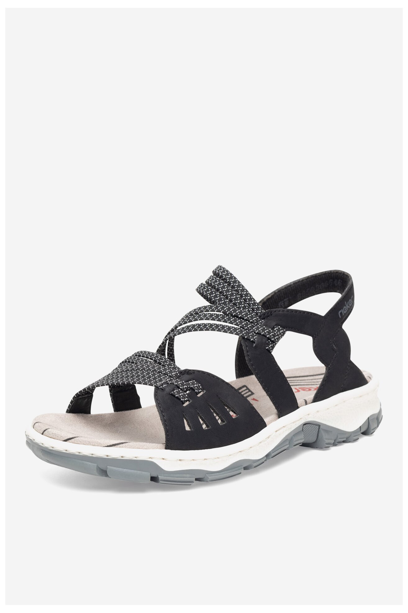 Sandały Rieker 68882-00 Czarny