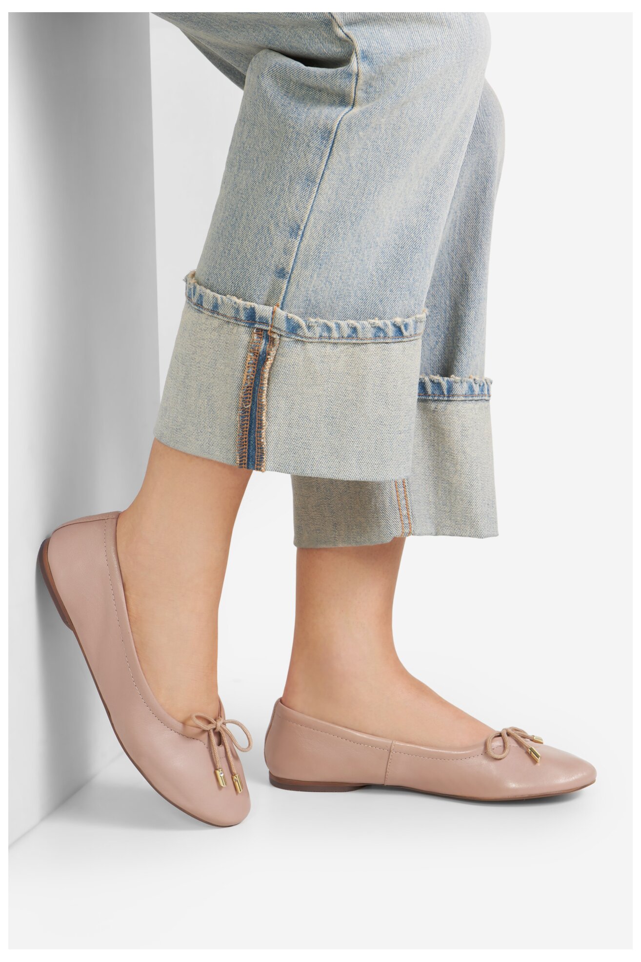 Baleriny Gino Rossi LAYLA-118070 BÉZS