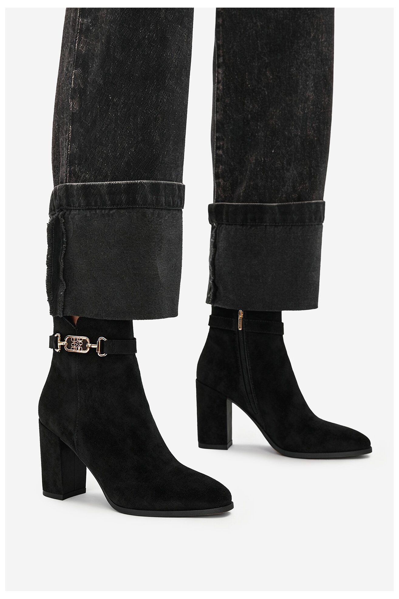 Ботильйони NINE WEST CEO-ZAINA-01 ЧОРНИЙ