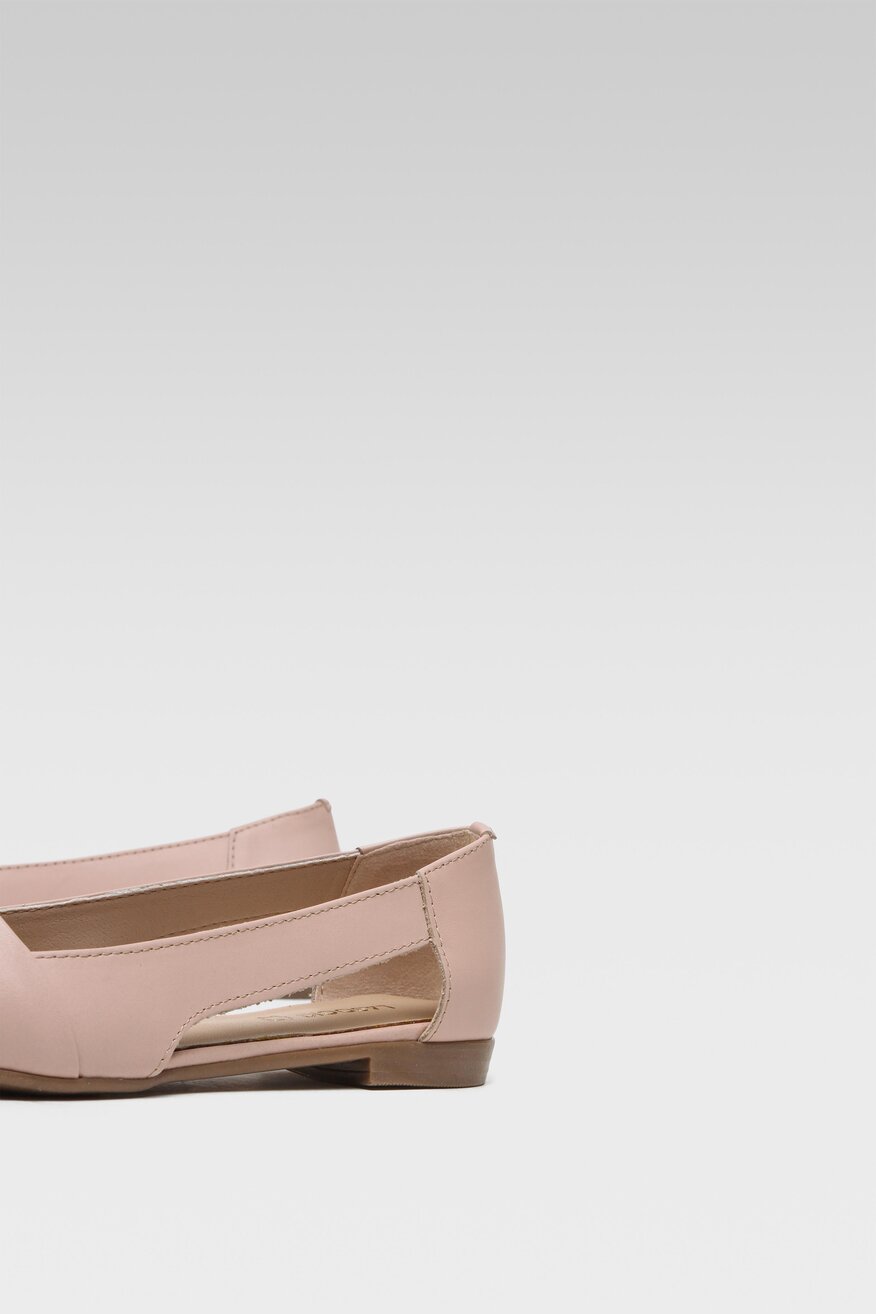 
                Lasocki - Skórzane baleriny - 5904862505091