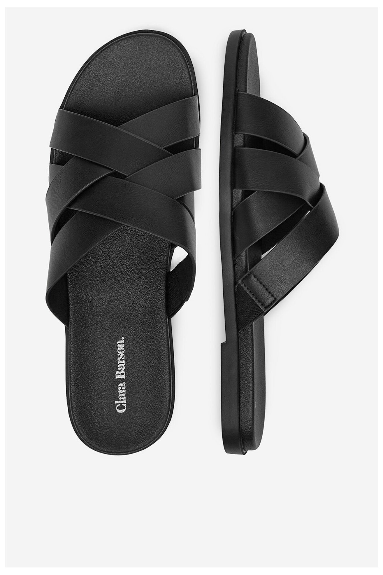 Шльопанець Clara Barson WS2520-03 ЧОРНИЙ