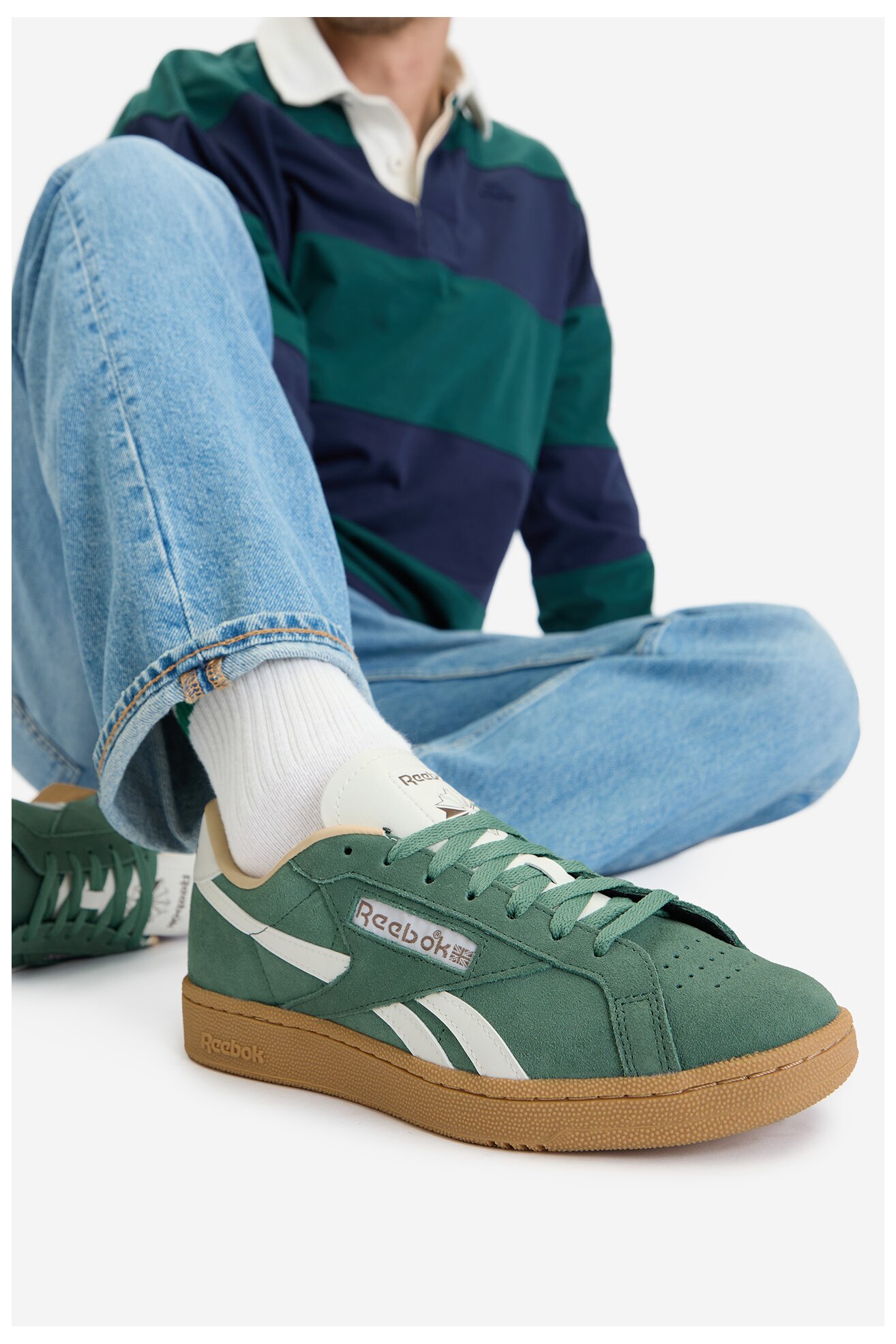 Спортни обувки Reebok EO-CLUB C GROUNDS UK 100244920 ЗЕЛЕН