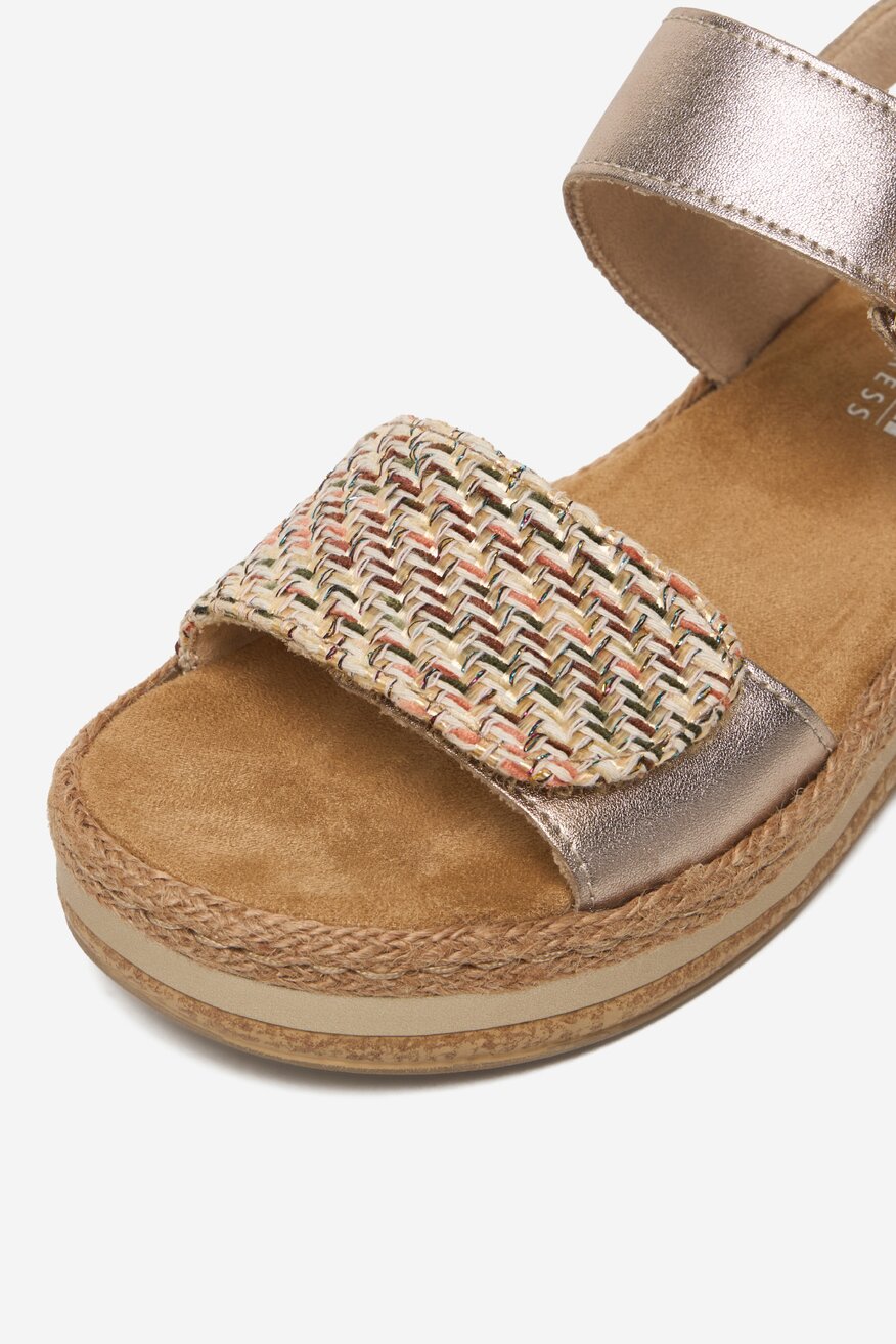 
                Rieker - Sandały skórzane - 5906751766538