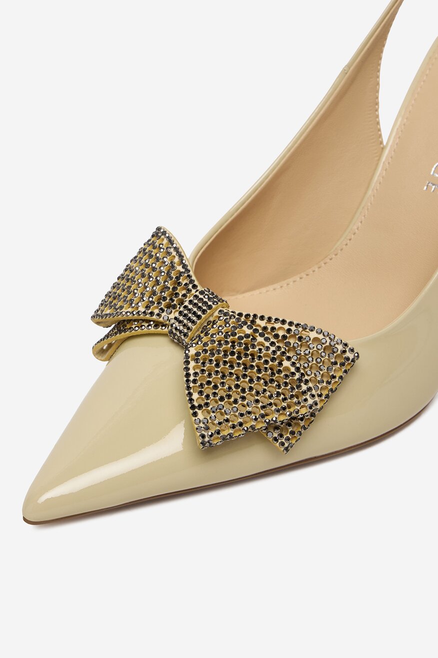 
                EVA MINGE - Czółenka skórzane - 5906751677094