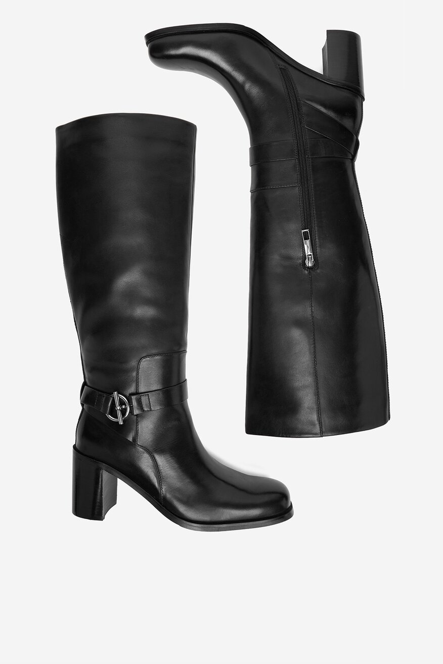 Gino Rossi - Kozaki skórzane - 5906751409817