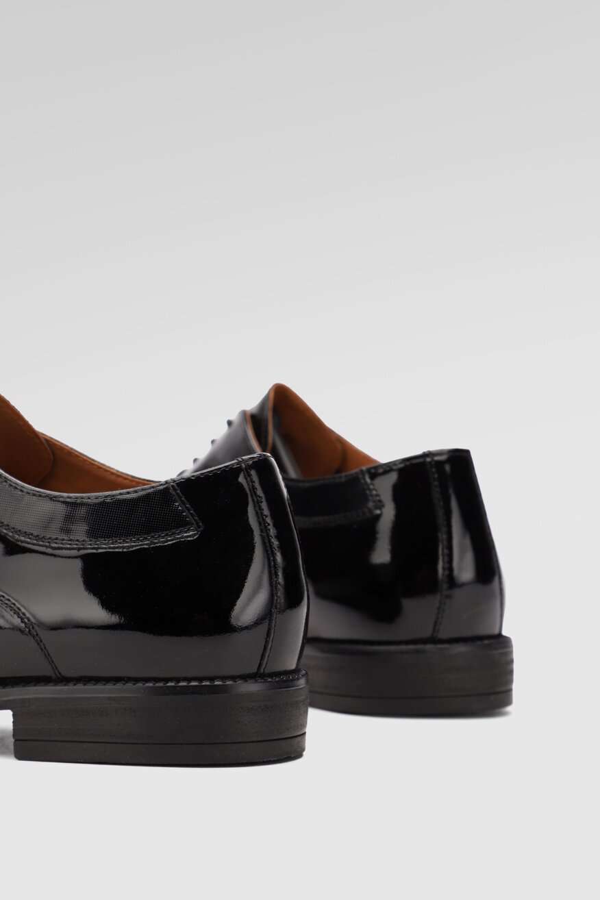 
                Gino Rossi - Skórzane półbuty czarne - 5903698332963