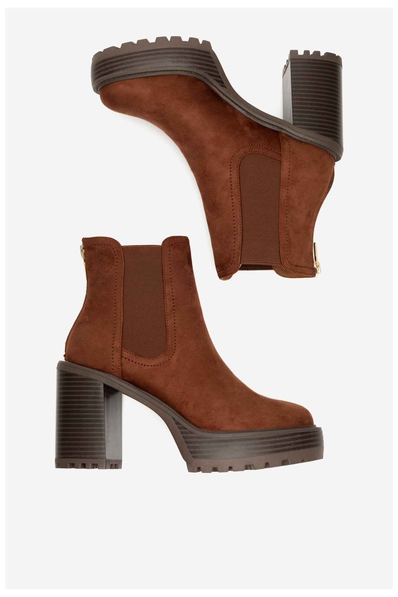 Kratke čizme NINE WEST WFA3374-1 BRAON