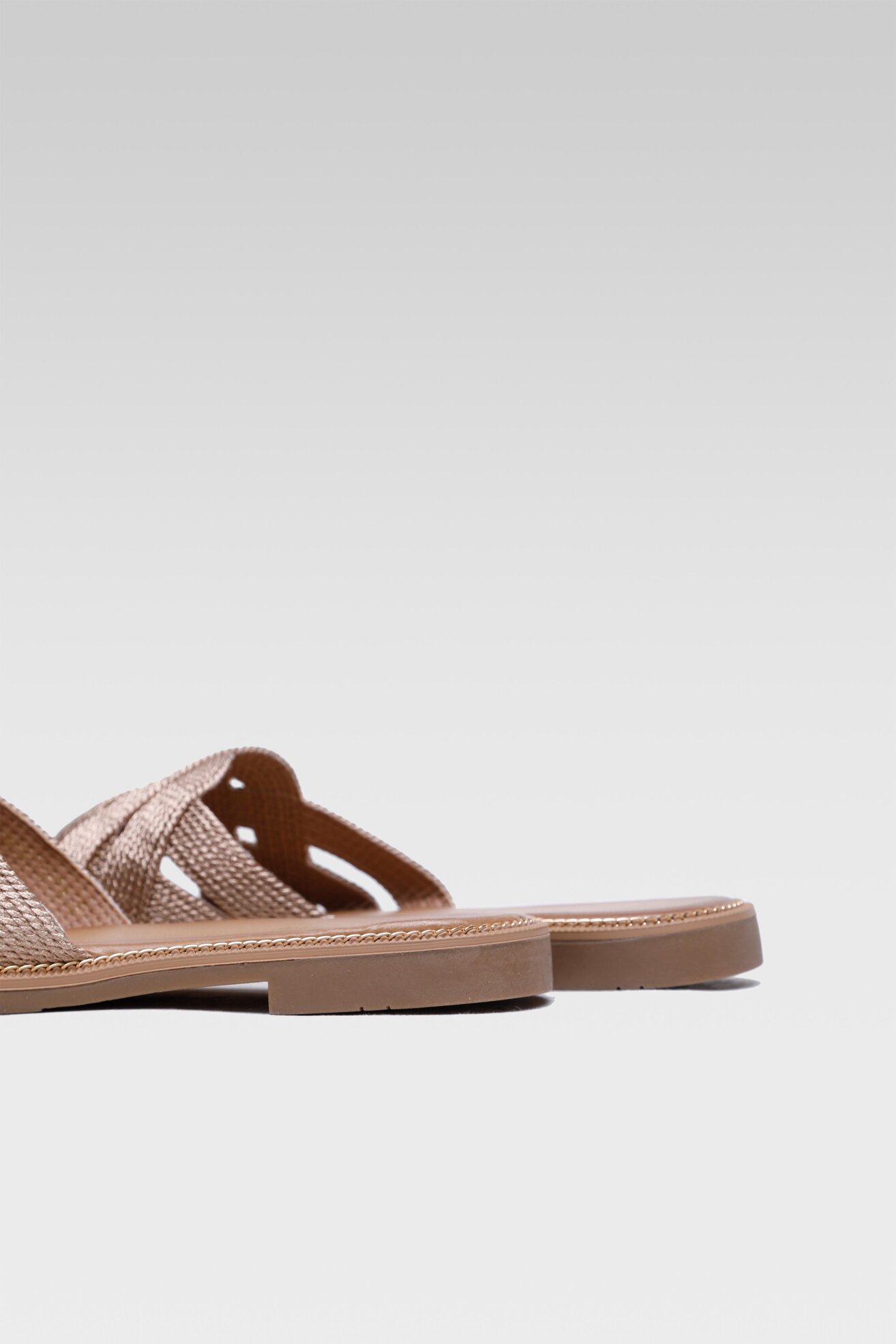 Klapki DeeZee WS5291-14 Złoty