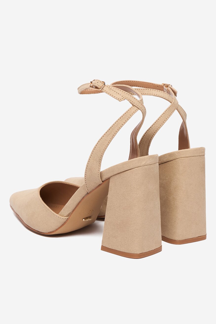 Czółenka DeeZee CEO-CD25-039-1 Beżowy - 5906751714638