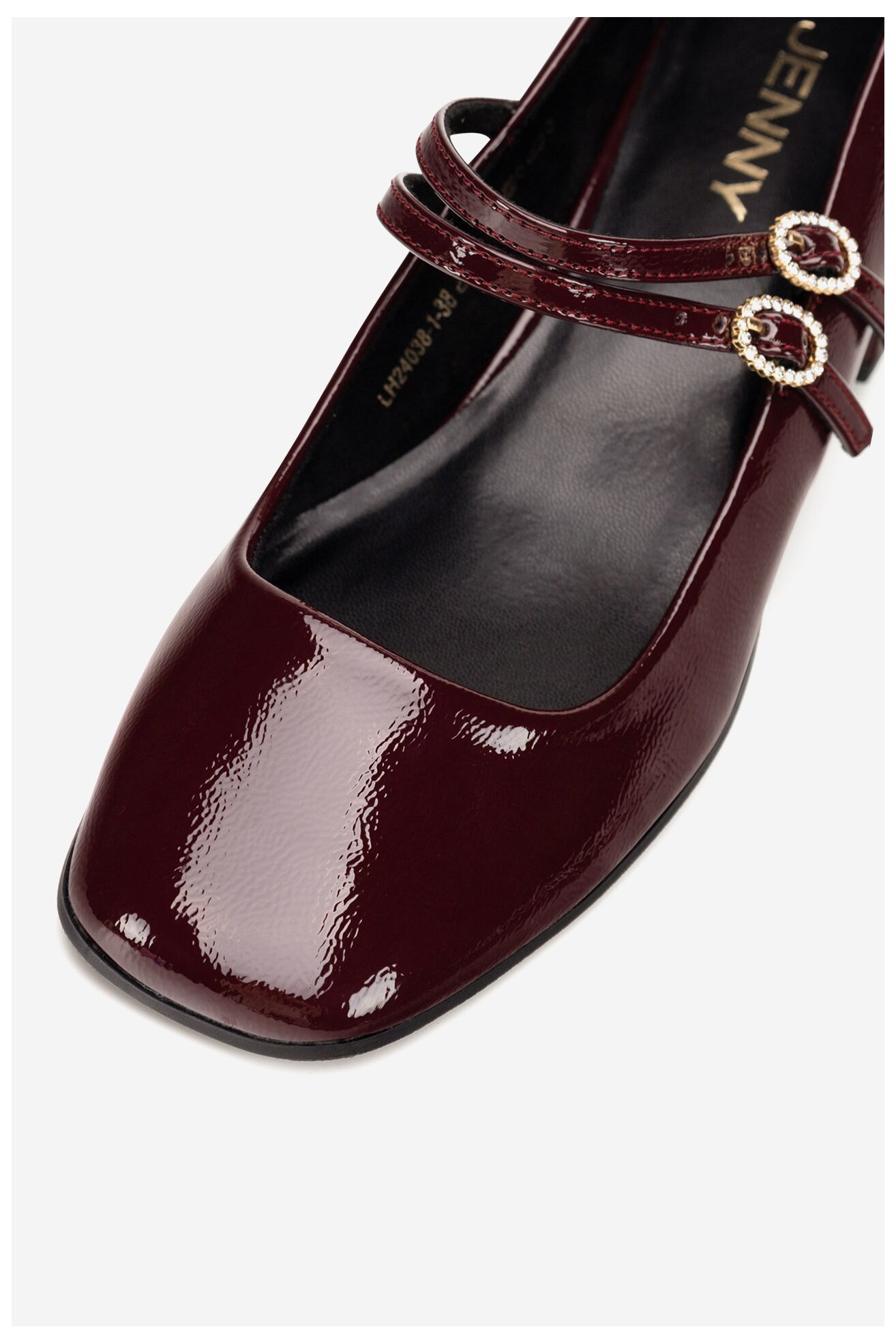 Туфлі-Човники Jenny LH24038-1 БОРДОВИЙ