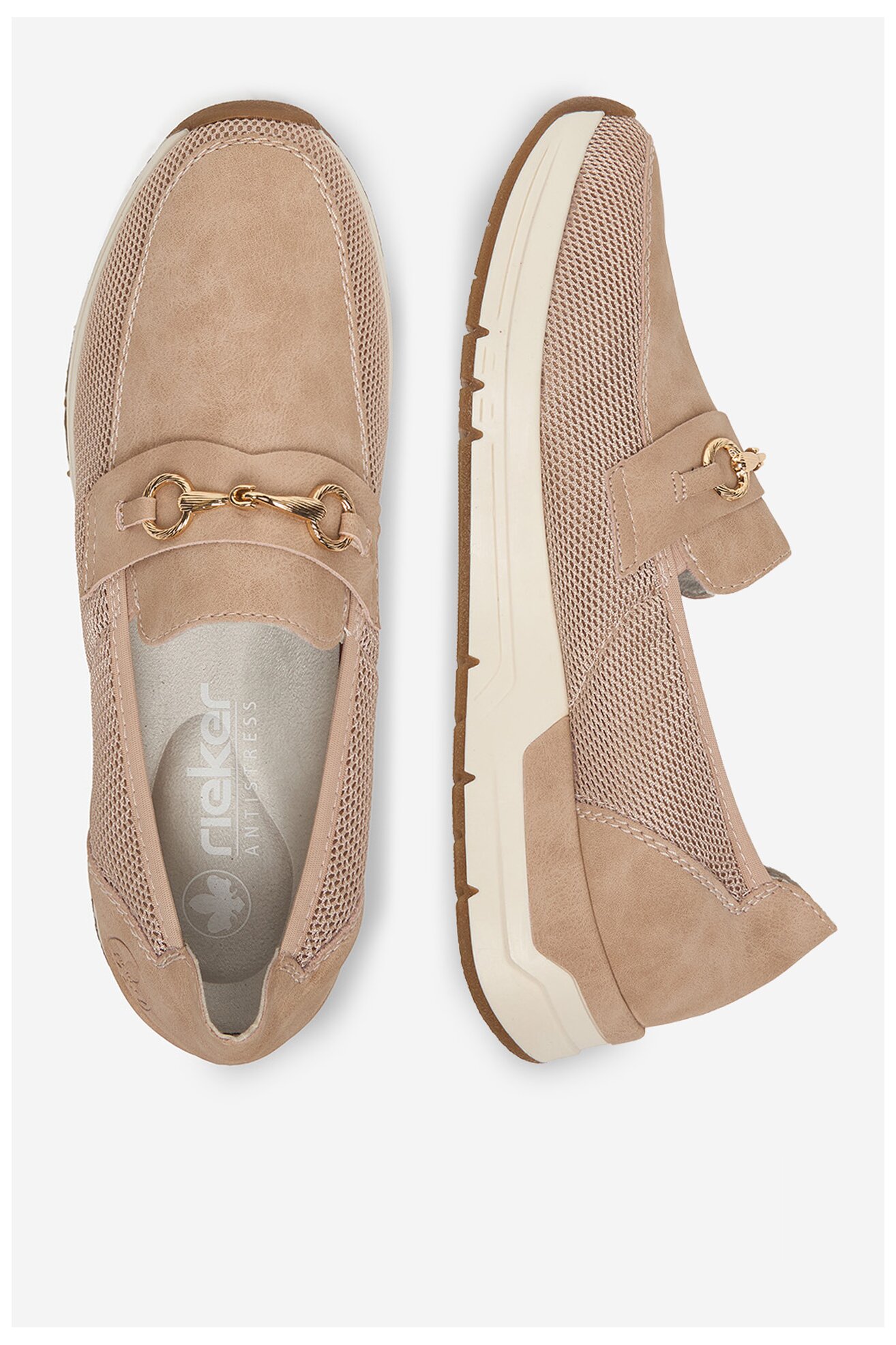 Mokasyn Rieker CEO-58955-31 Różowy jasny