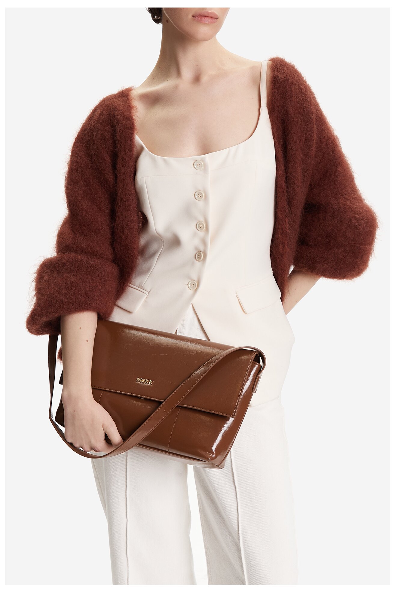 Дамска чанта Mexx C-MEXX-L-014-08 КАМЕЛ