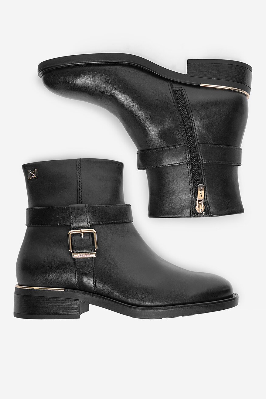 Mexx - Botki skórzane - 5906751410615