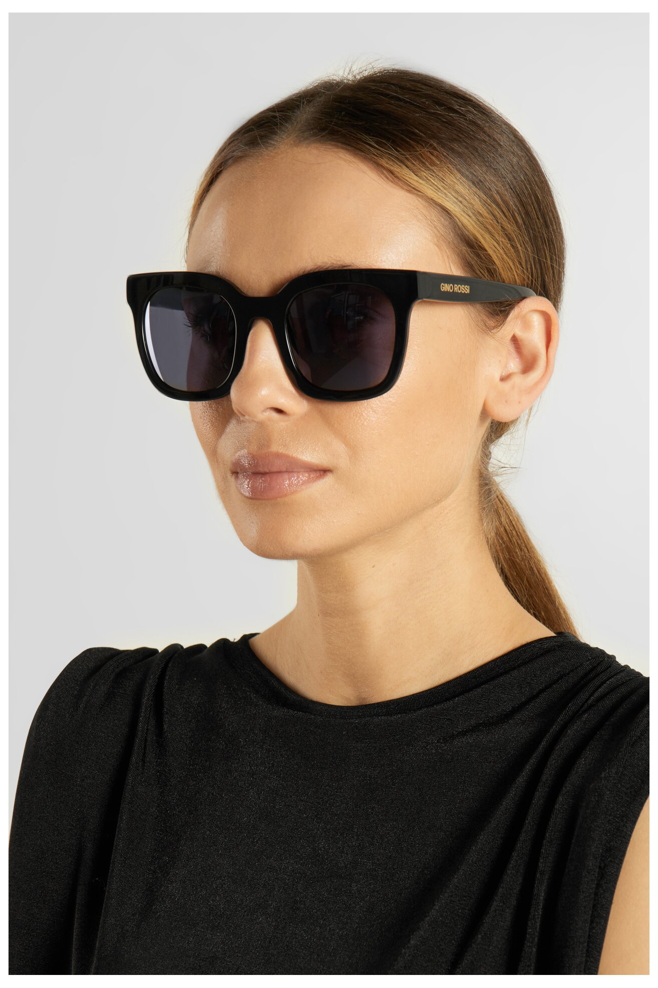 Ženske sunčane naočare Gino Rossi LD81598-1 CRNA