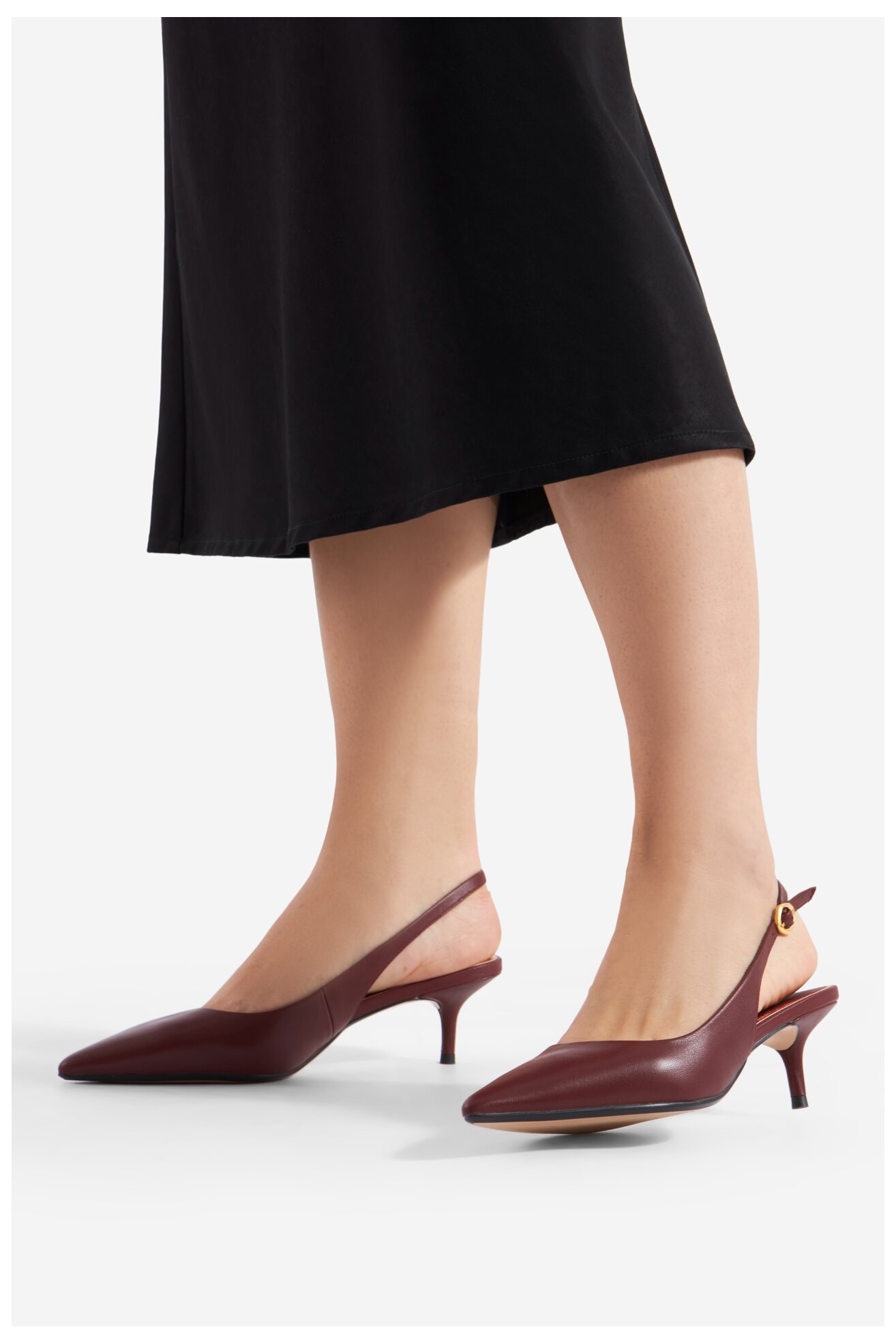 Czółenka Gino Rossi LILIANE-526-2 Bordowy