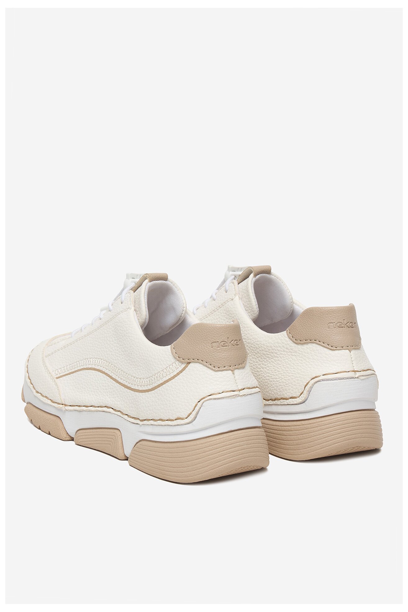 Półbuty Rieker CEO-45969-80 Ivory