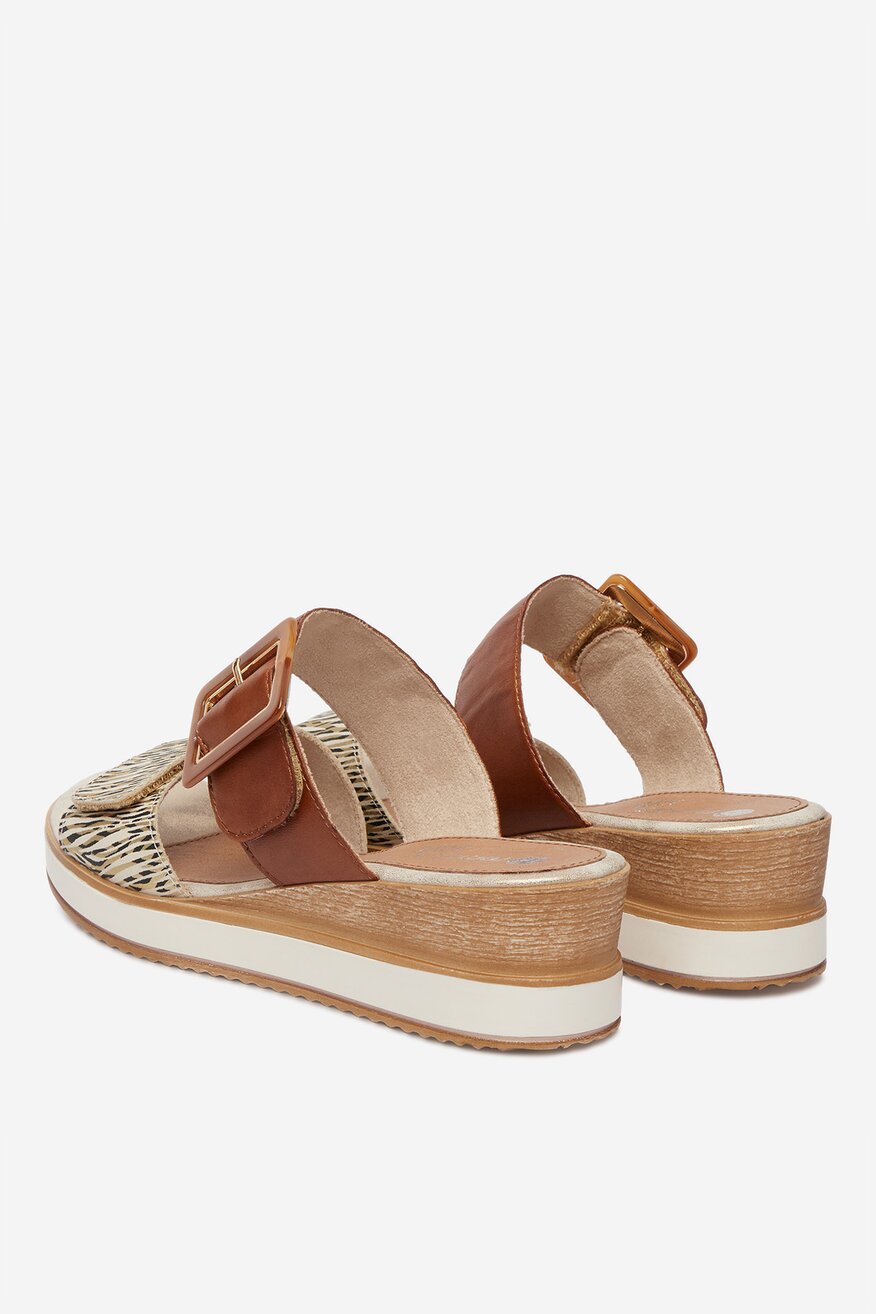 Remonte - Klapki skórzane - 5906751744901