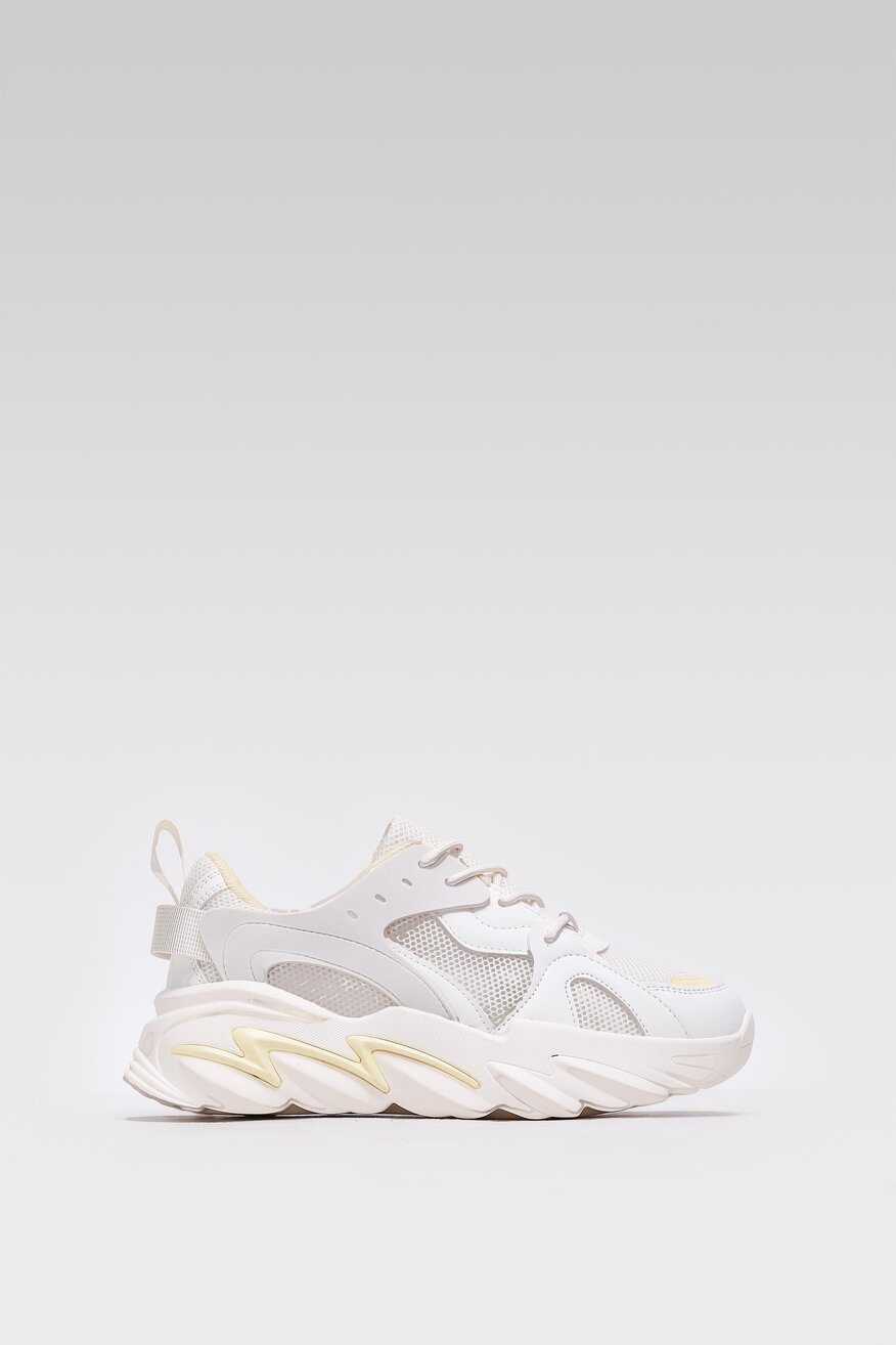 
                Jenny Fairy - Sneakersy pastelowe żółte - 5904248266264